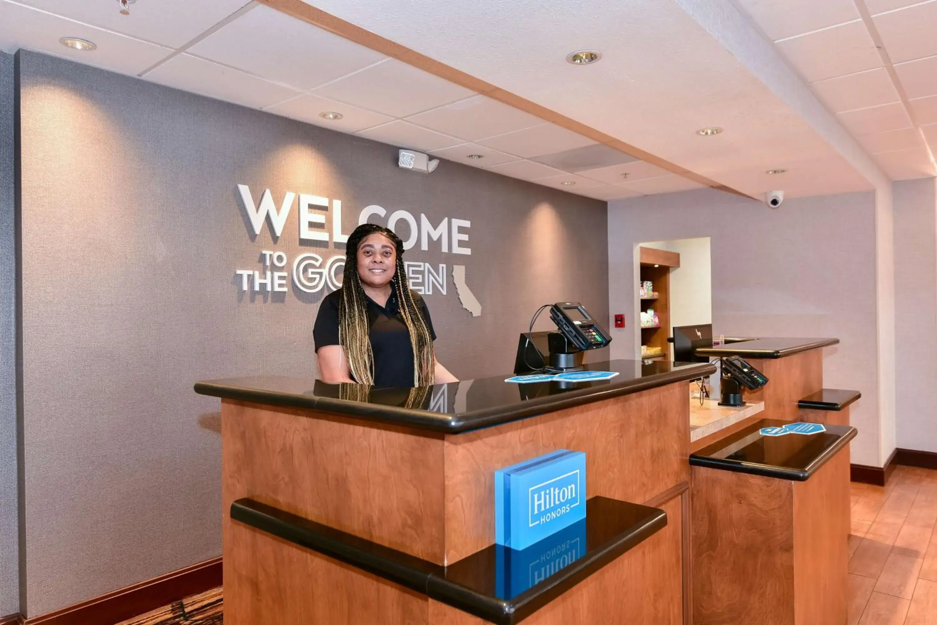 Lobby or reception in Hampton Inn & Suites Pittsburg Lobby or reception in Hampton Inn & Suites Pittsburg