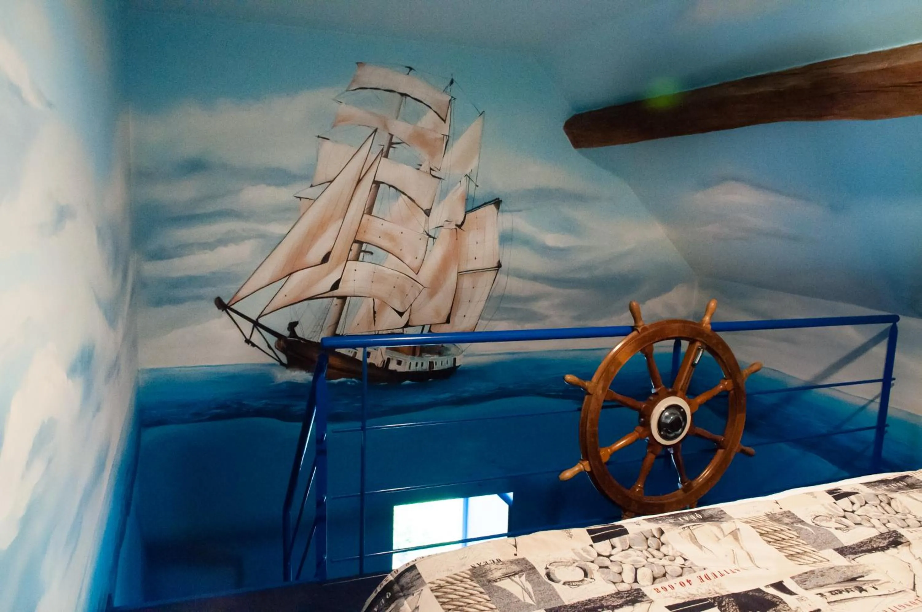 Decorative detail in River Lodge Hotel Insolite