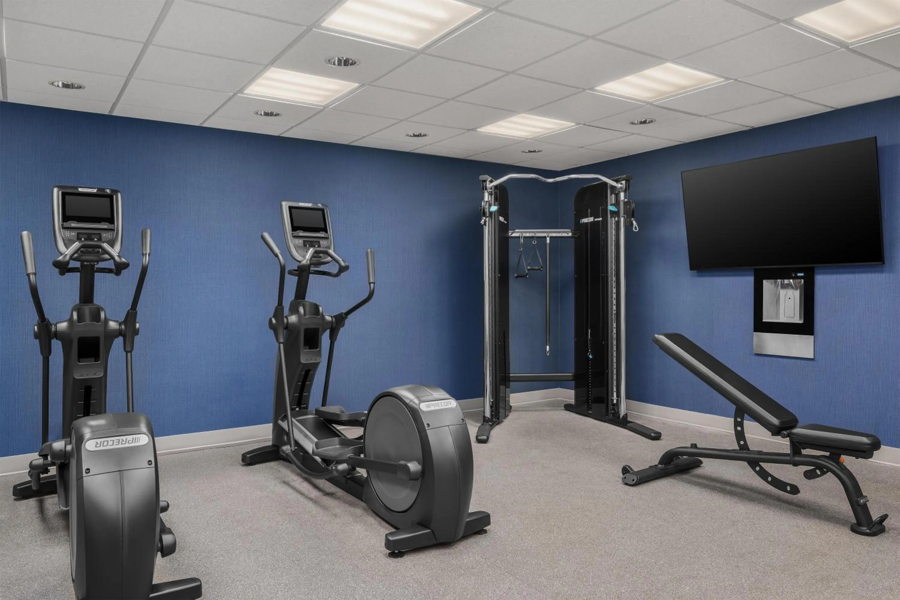 Fitness centre/facilities in Hampton Inn Leesburg Tavares