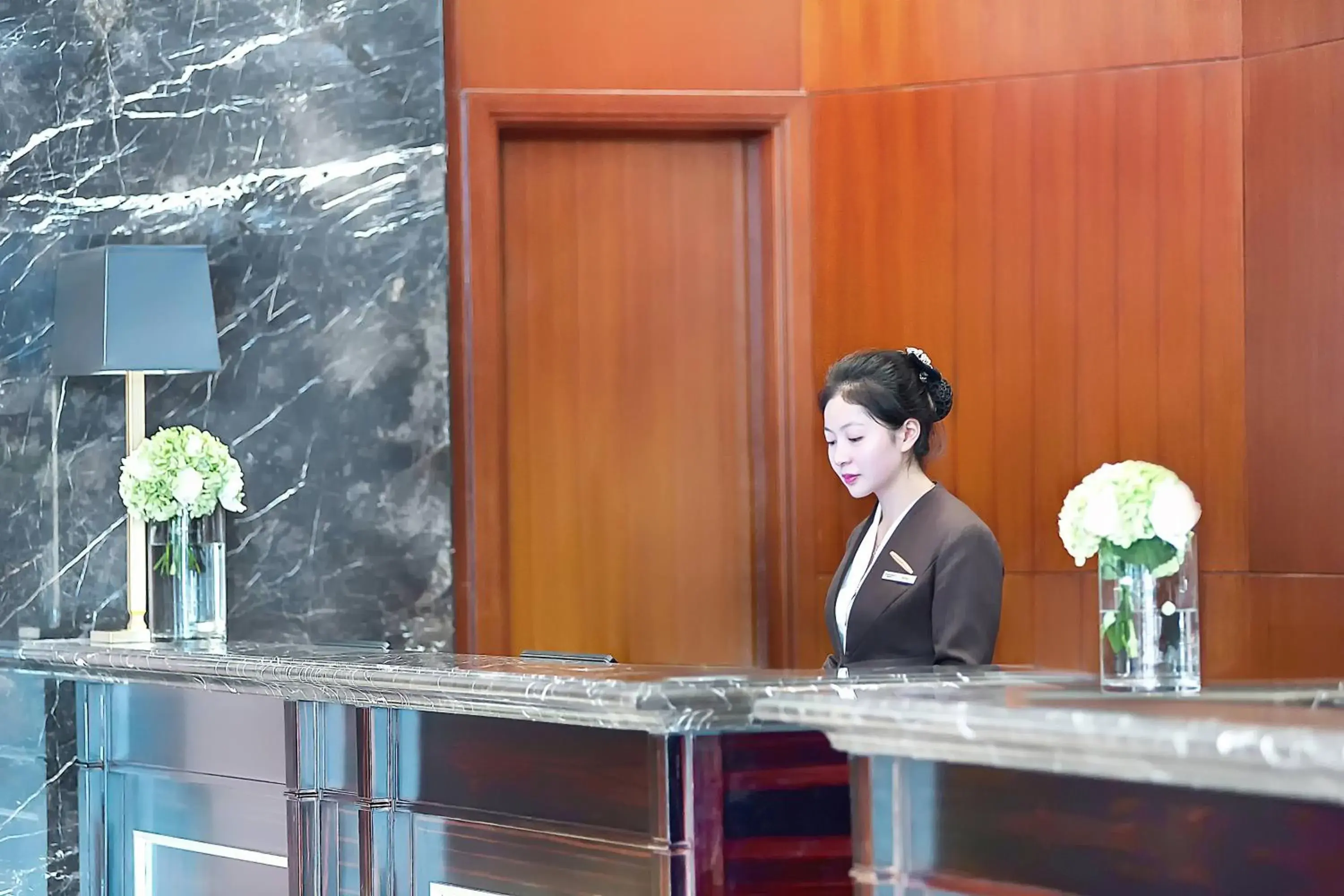 Lobby or reception in Courtyard by Marriott Shanghai Fengxian Lobby or reception in Courtyard by Marriott Shanghai Fengxian
