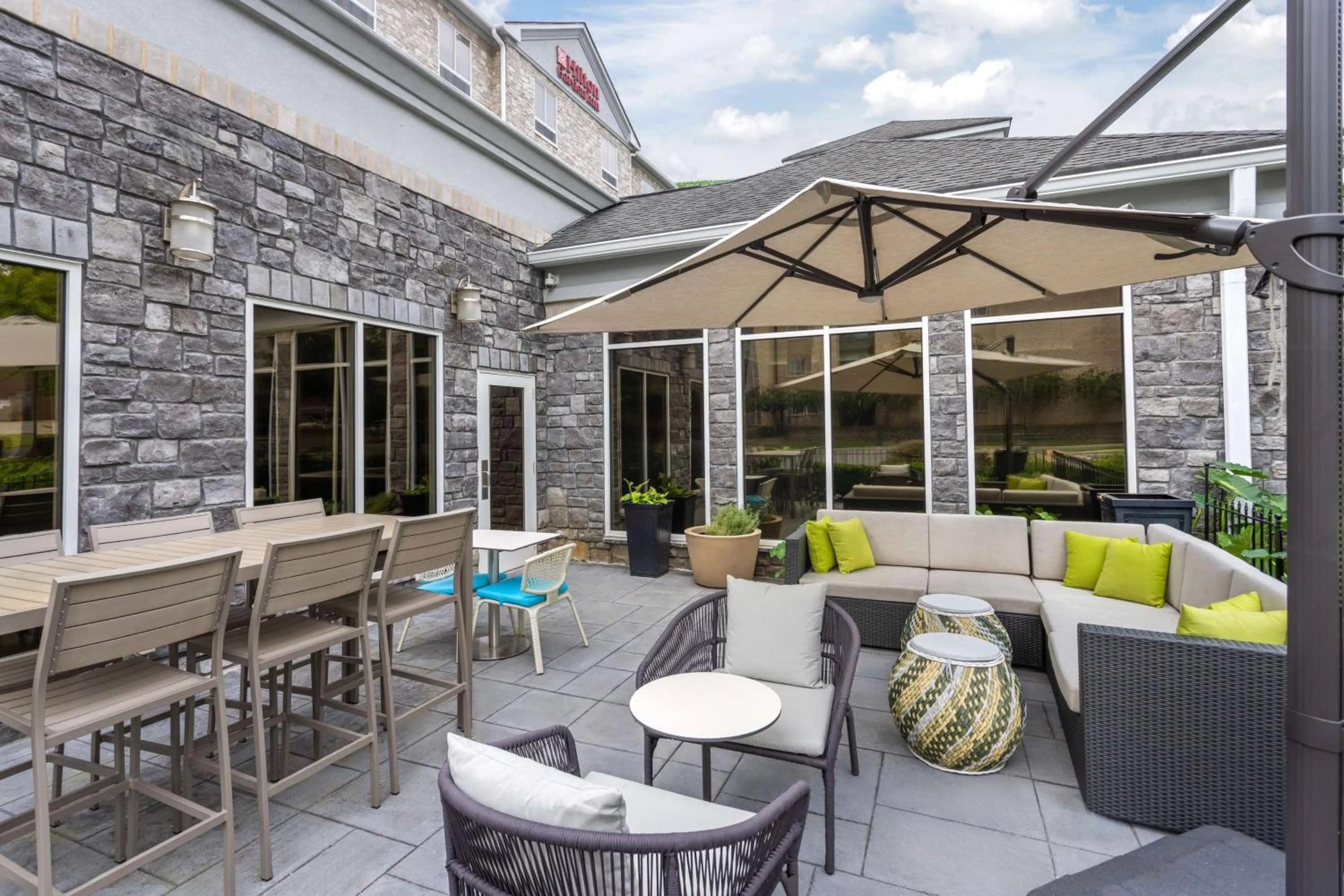 Patio in Hilton Garden Inn Winston-Salem/Hanes Mall