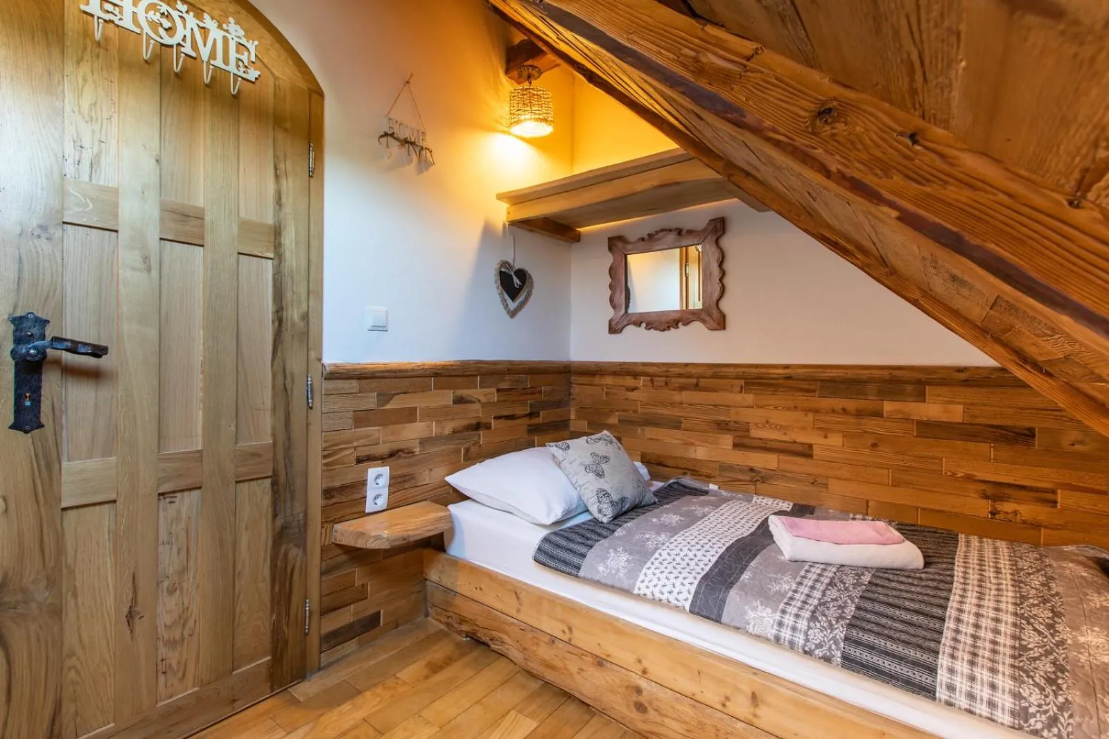 Bedroom, Bed in Old Bled House