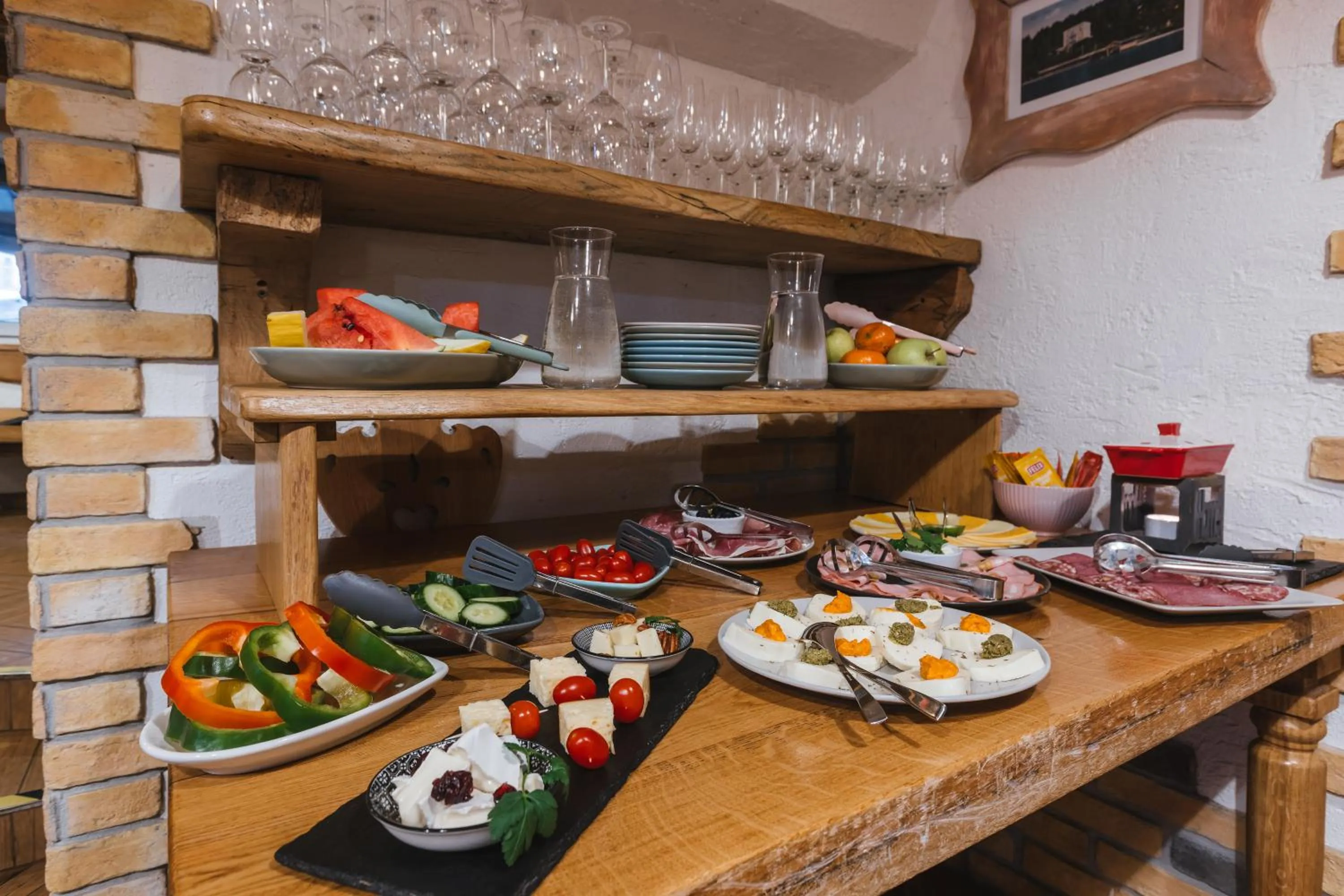 Breakfast in Old Bled House