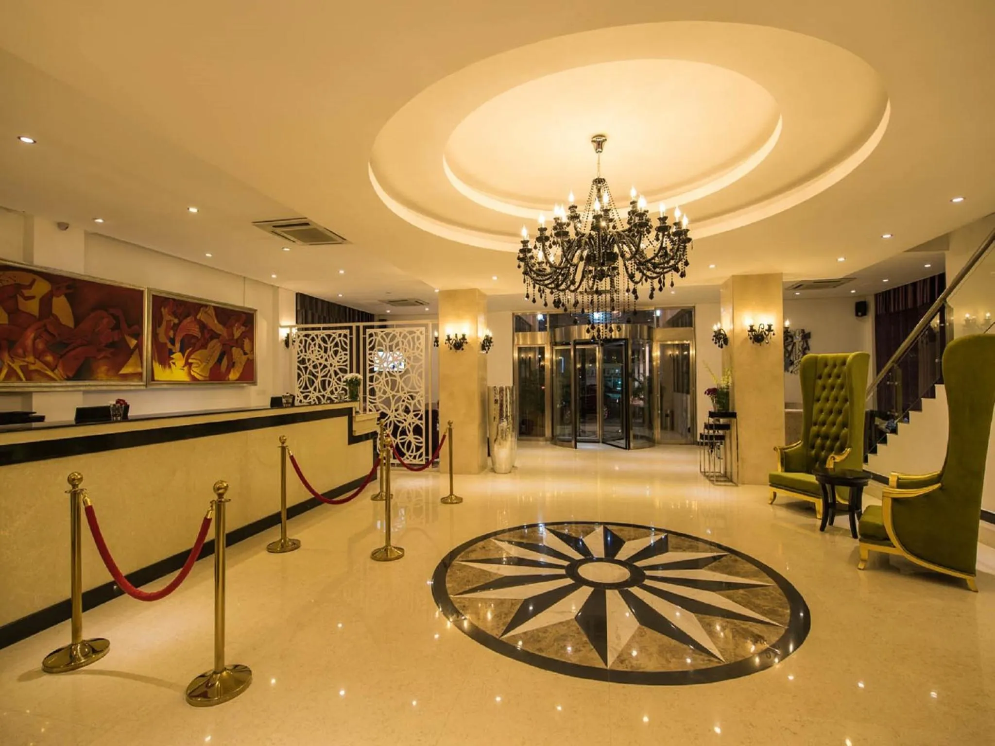 Lobby or reception in Palms Hotel