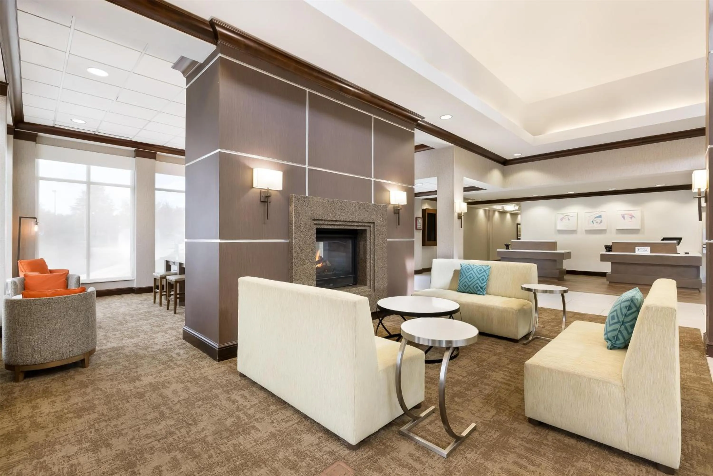 Lobby or reception in Hilton Garden Inn Dulles North