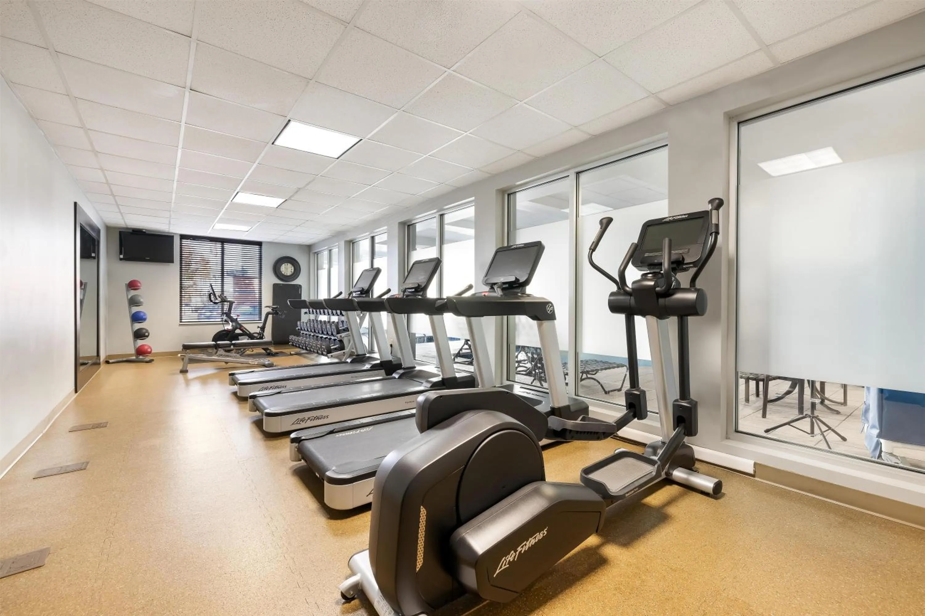 Fitness centre/facilities in Hilton Garden Inn Dulles North