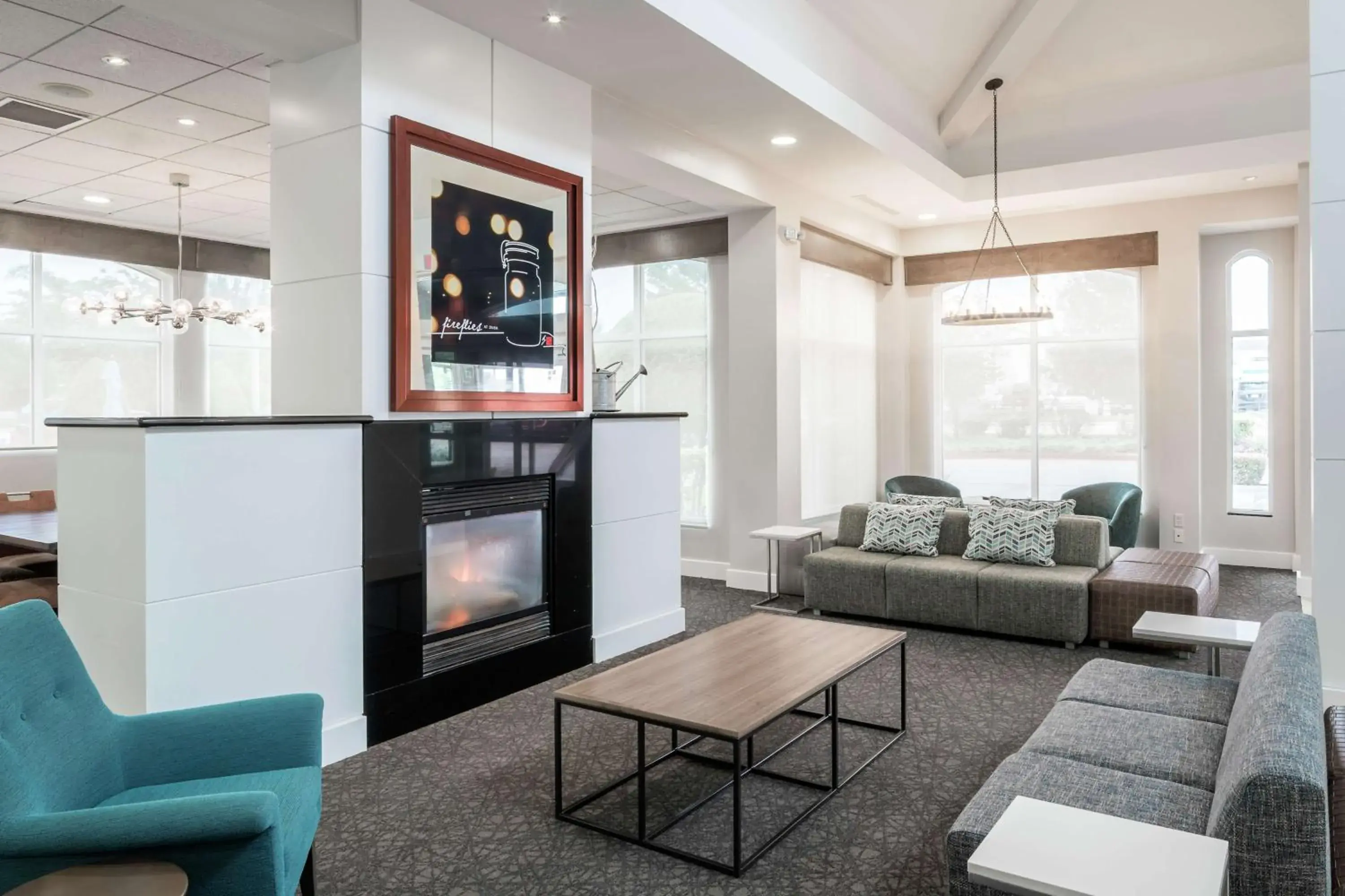 Lobby or reception in Hilton Garden Inn DFW North Grapevine Lobby or reception in Hilton Garden Inn DFW North Grapevine