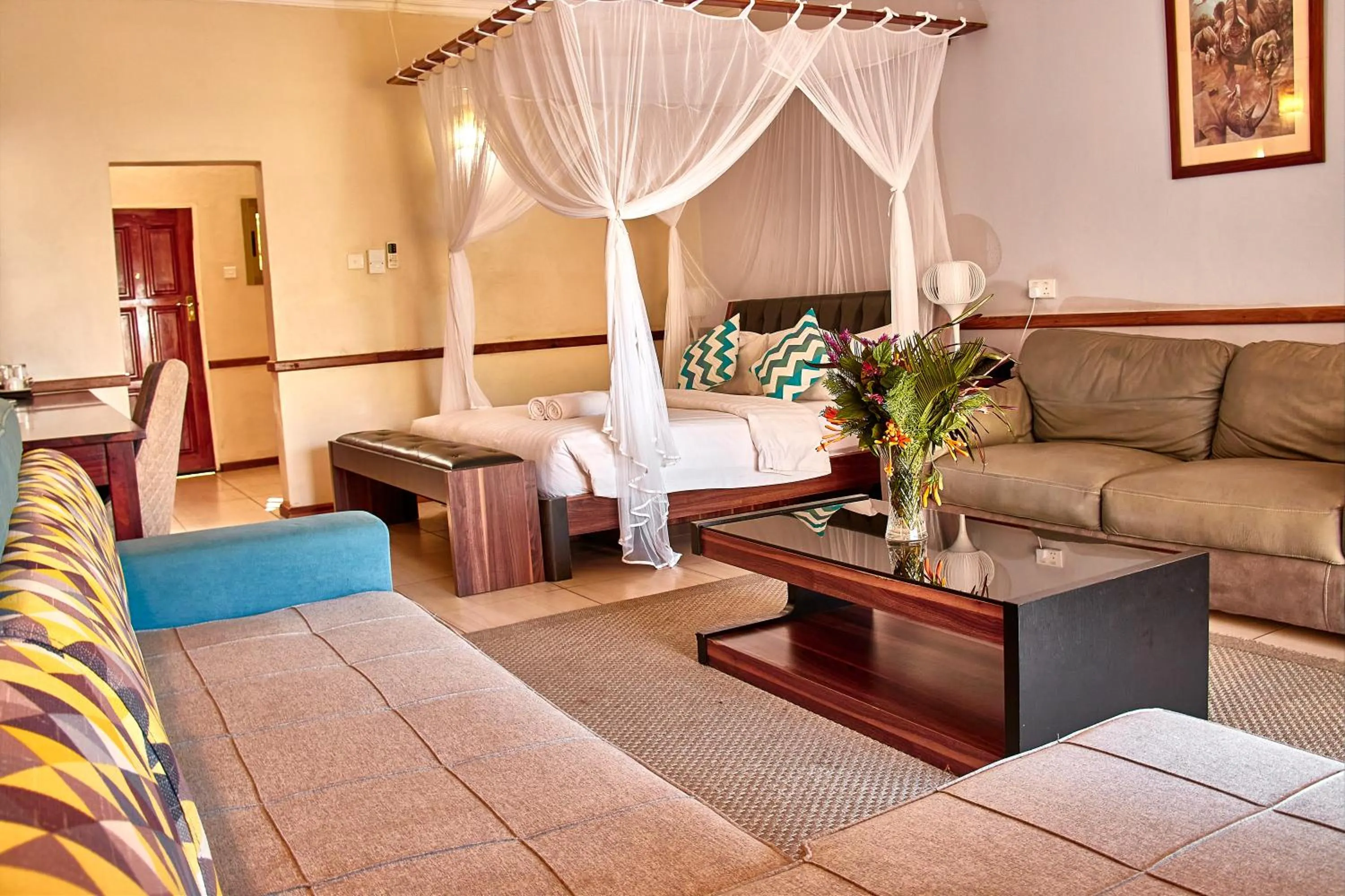 Bed in Lake Kariba Inns