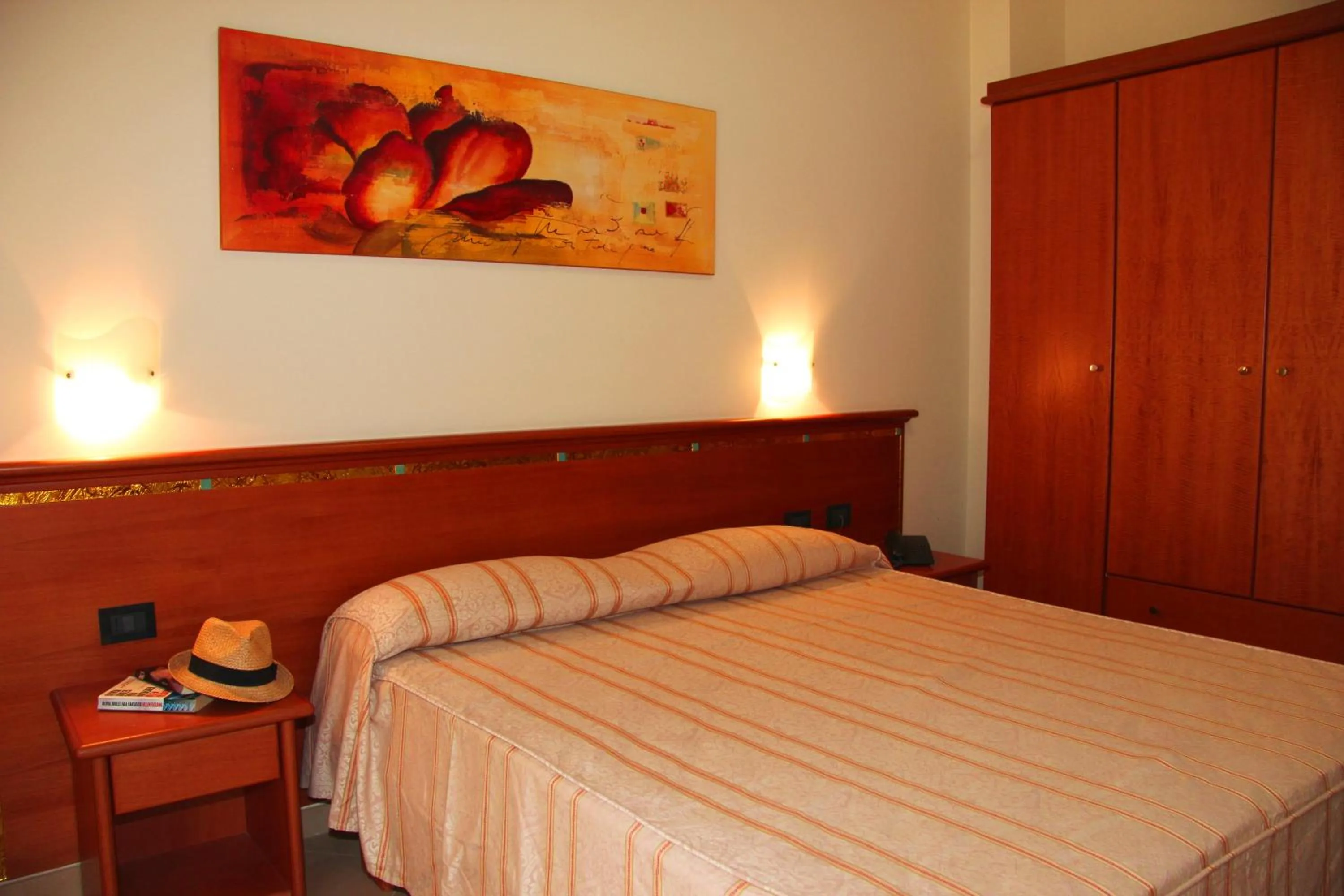 Decorative detail, Bed in Hotel Residence Piccolo