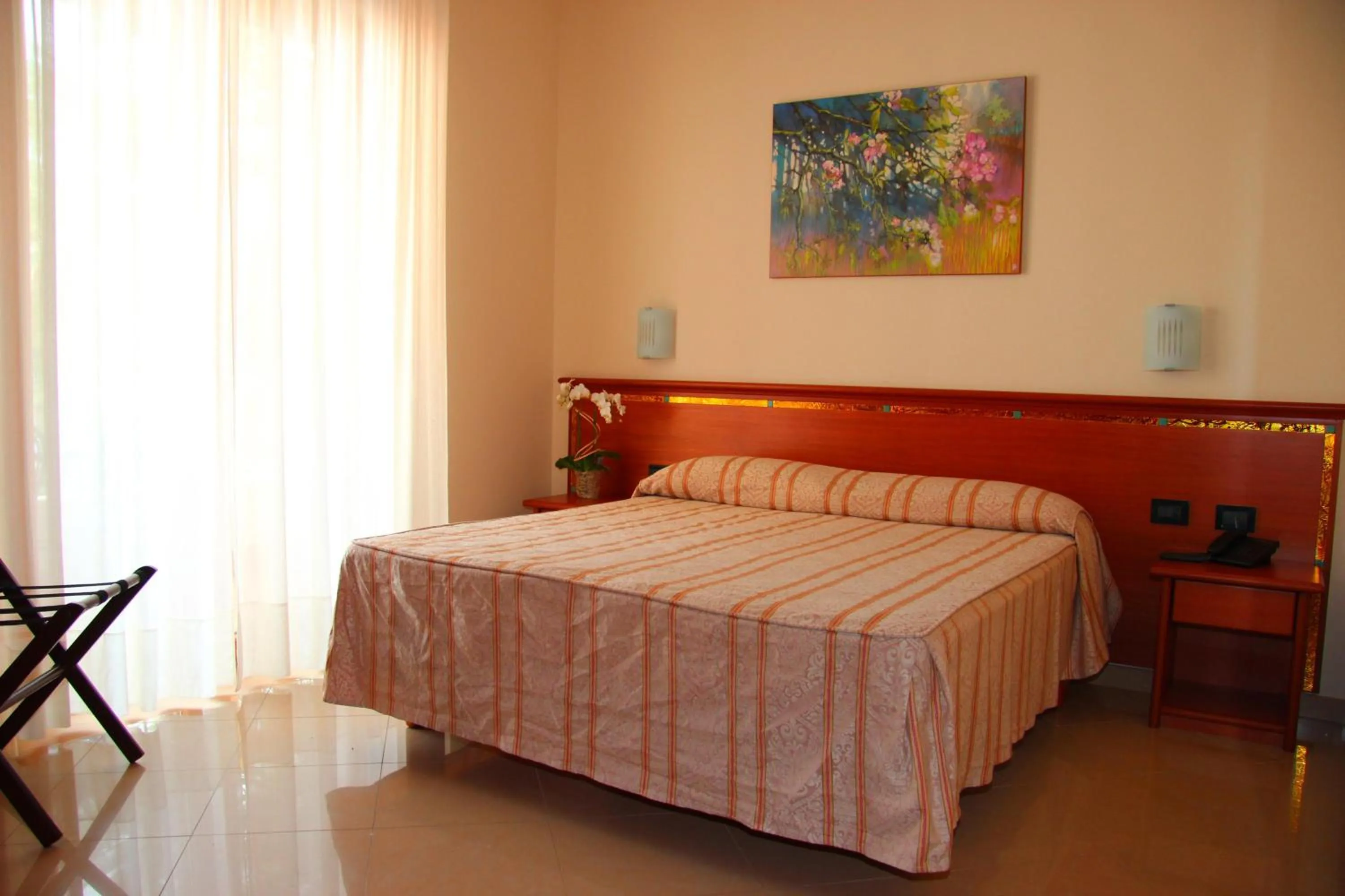 TV and multimedia, Bed in Hotel Residence Piccolo