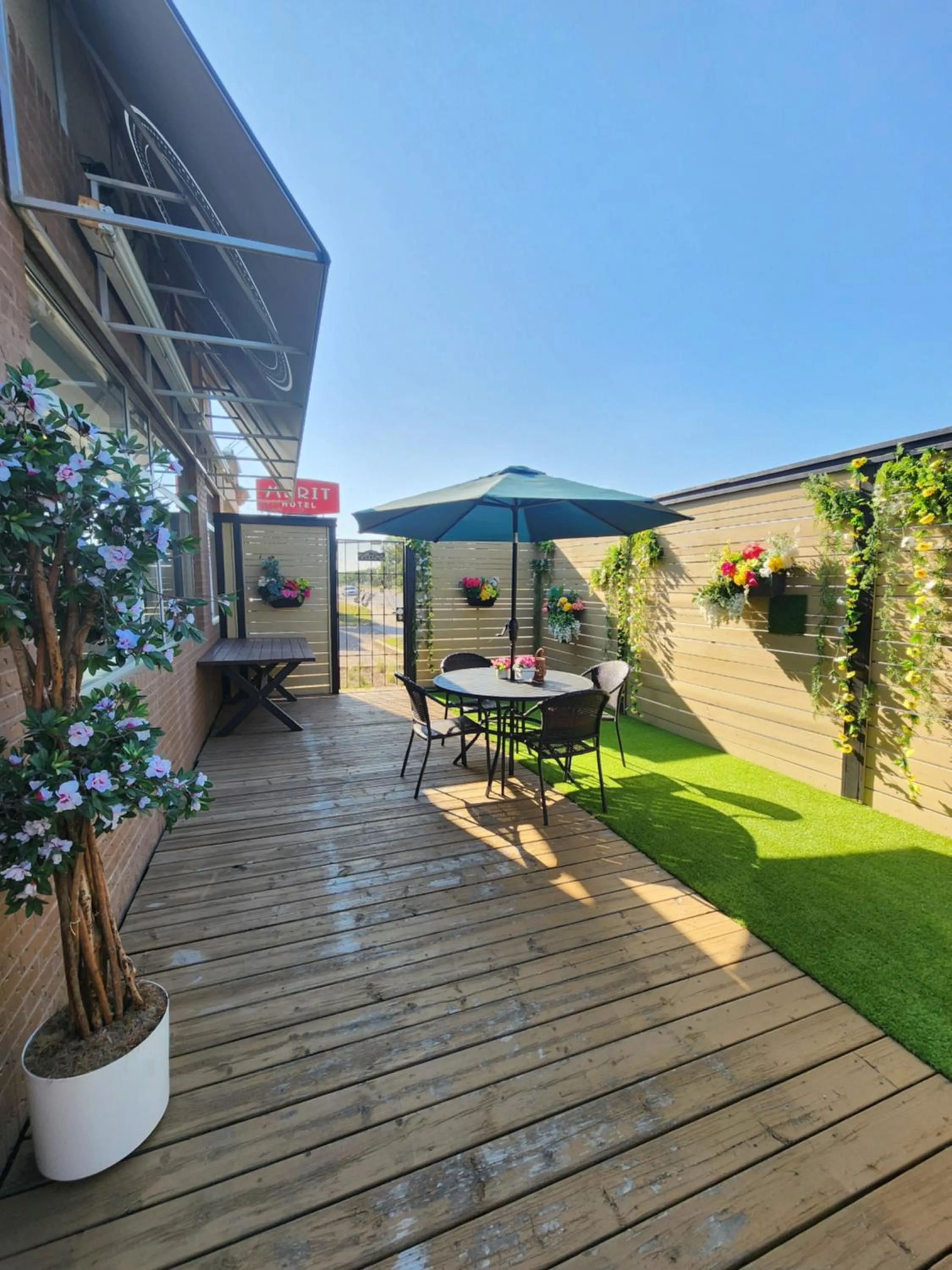 Patio in Merit Hotel & Suites