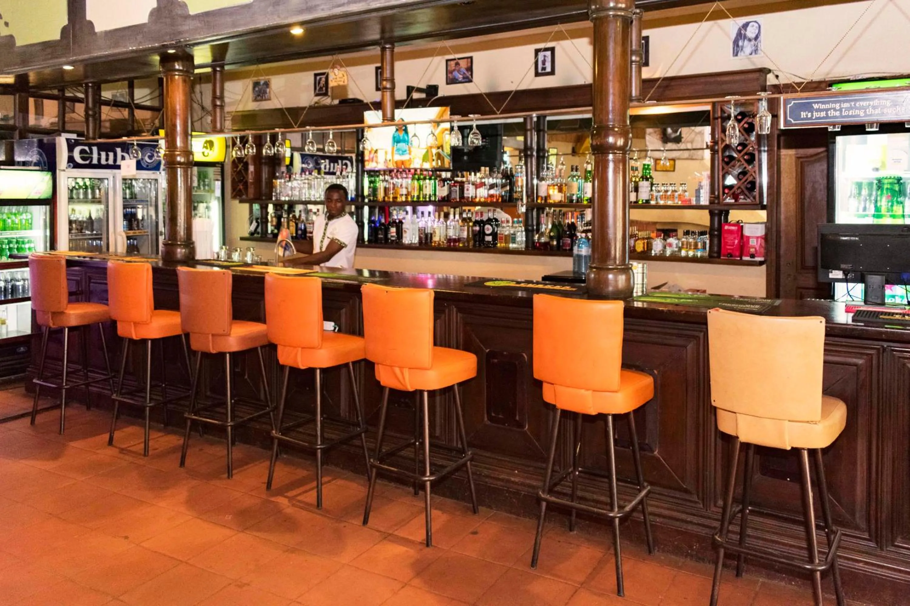 Staff in Mountains of the Moon Hotel Fort Portal