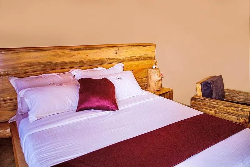 Bed in Mountains of the Moon Hotel Fort Portal