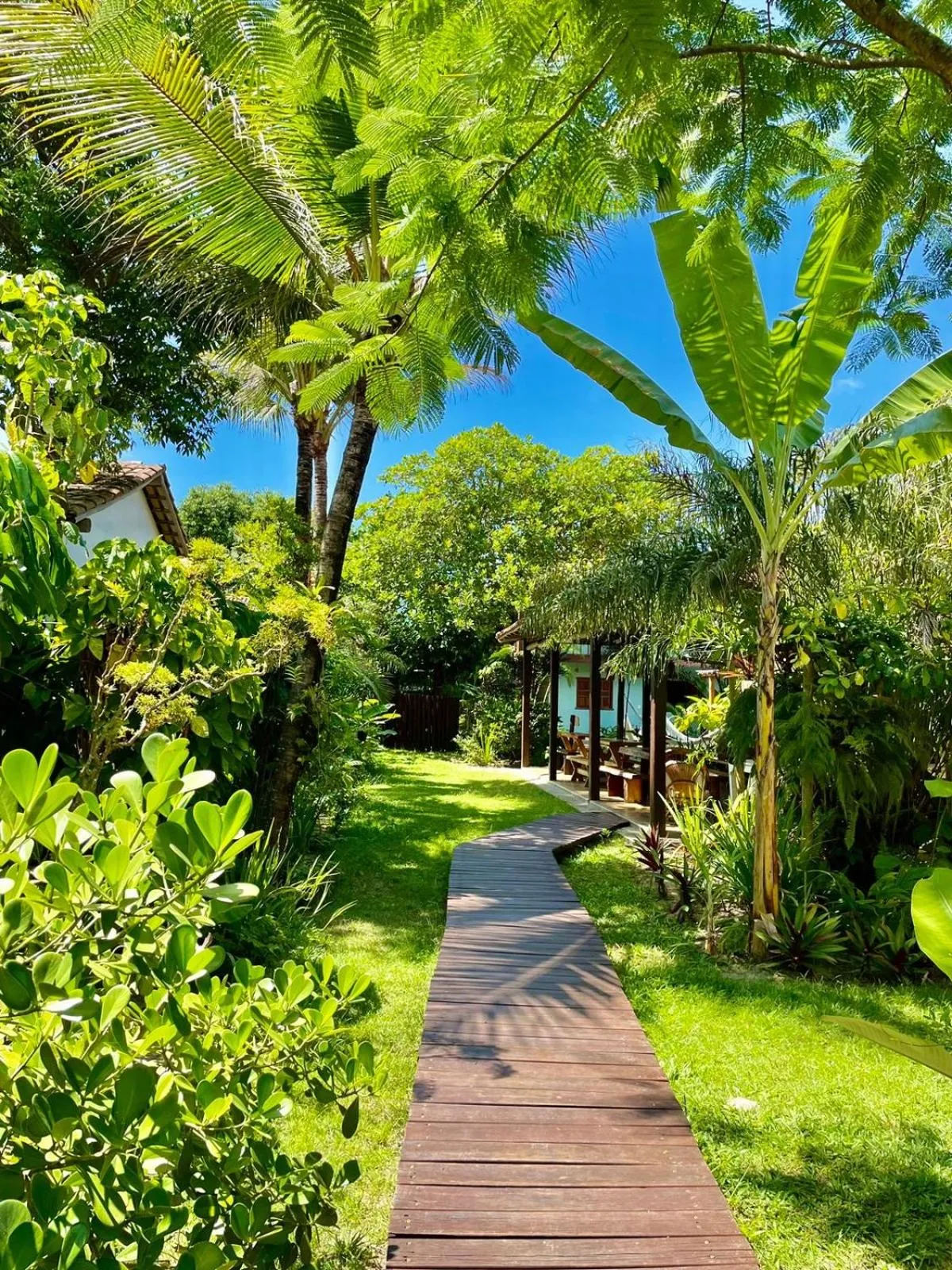 Garden in Pousada Jambrero