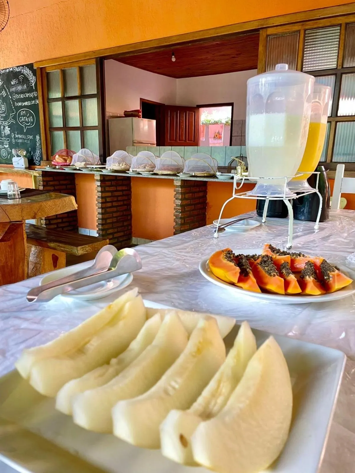 Breakfast in Pousada Jambrero