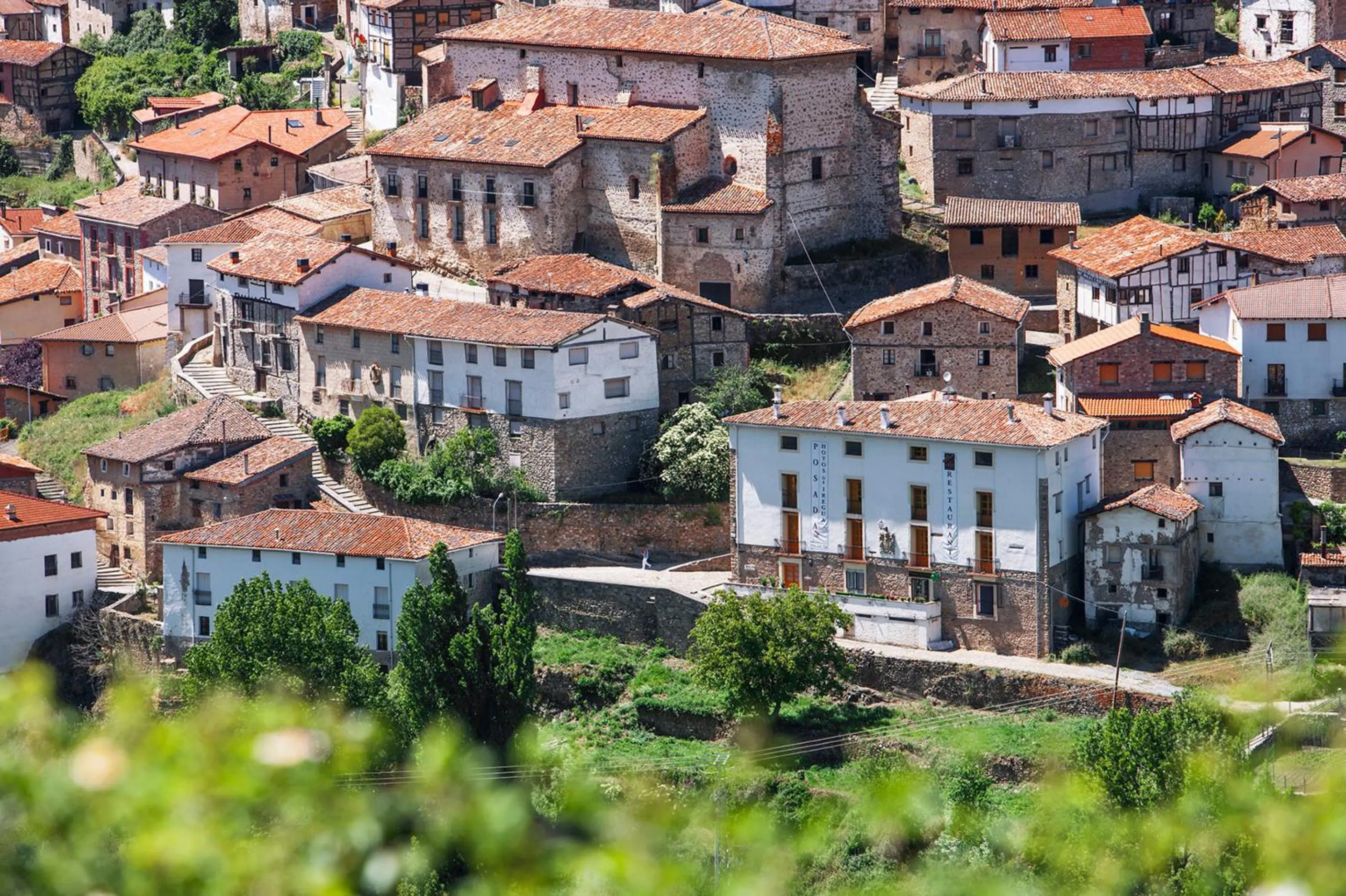 Bird's eye view in Posada Hoyos de Iregua