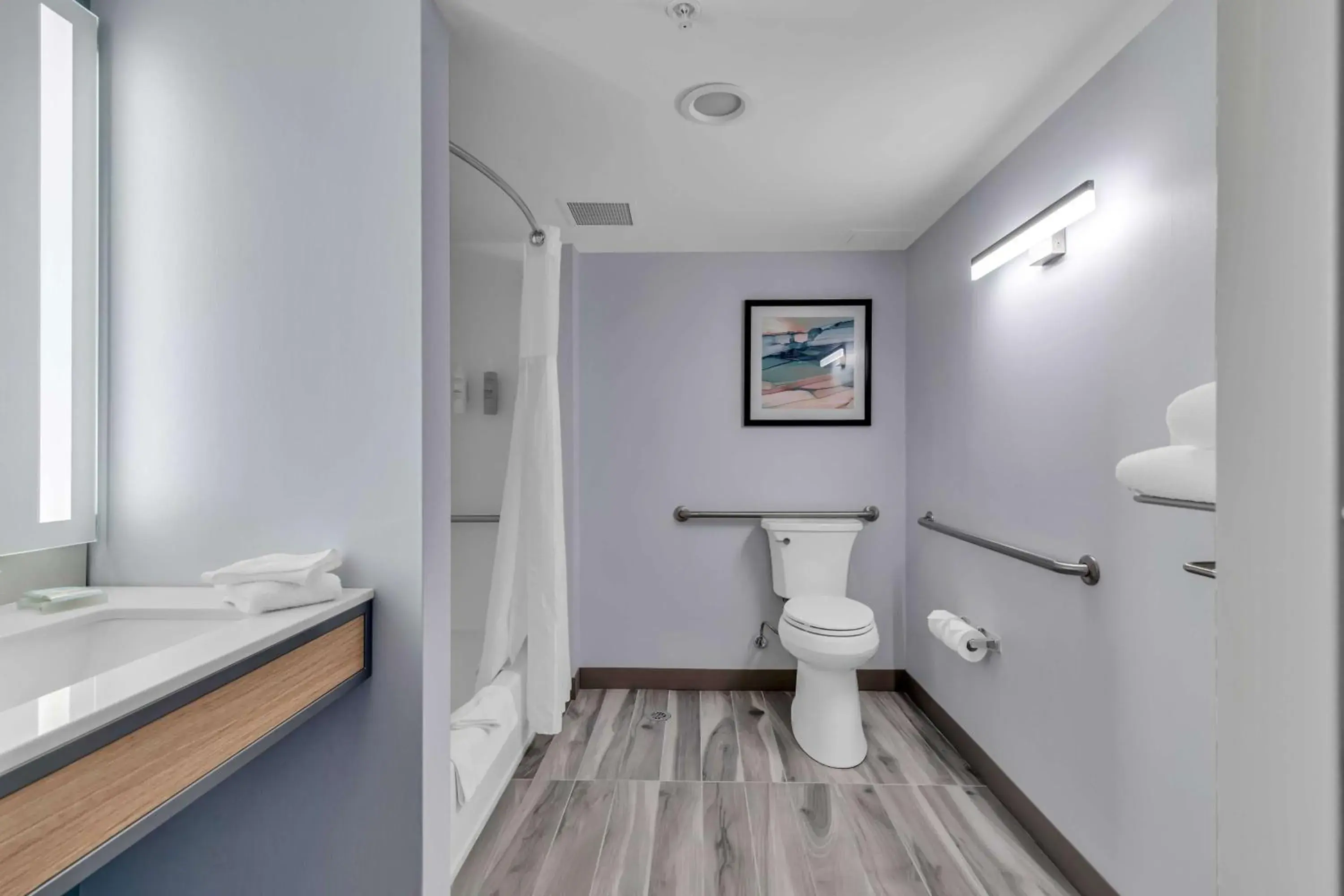 Bathroom in Hilton Garden Inn Myrtle Beach/Coastal Grand Mall Bathroom in Hilton Garden Inn Myrtle Beach/Coastal Grand Mall