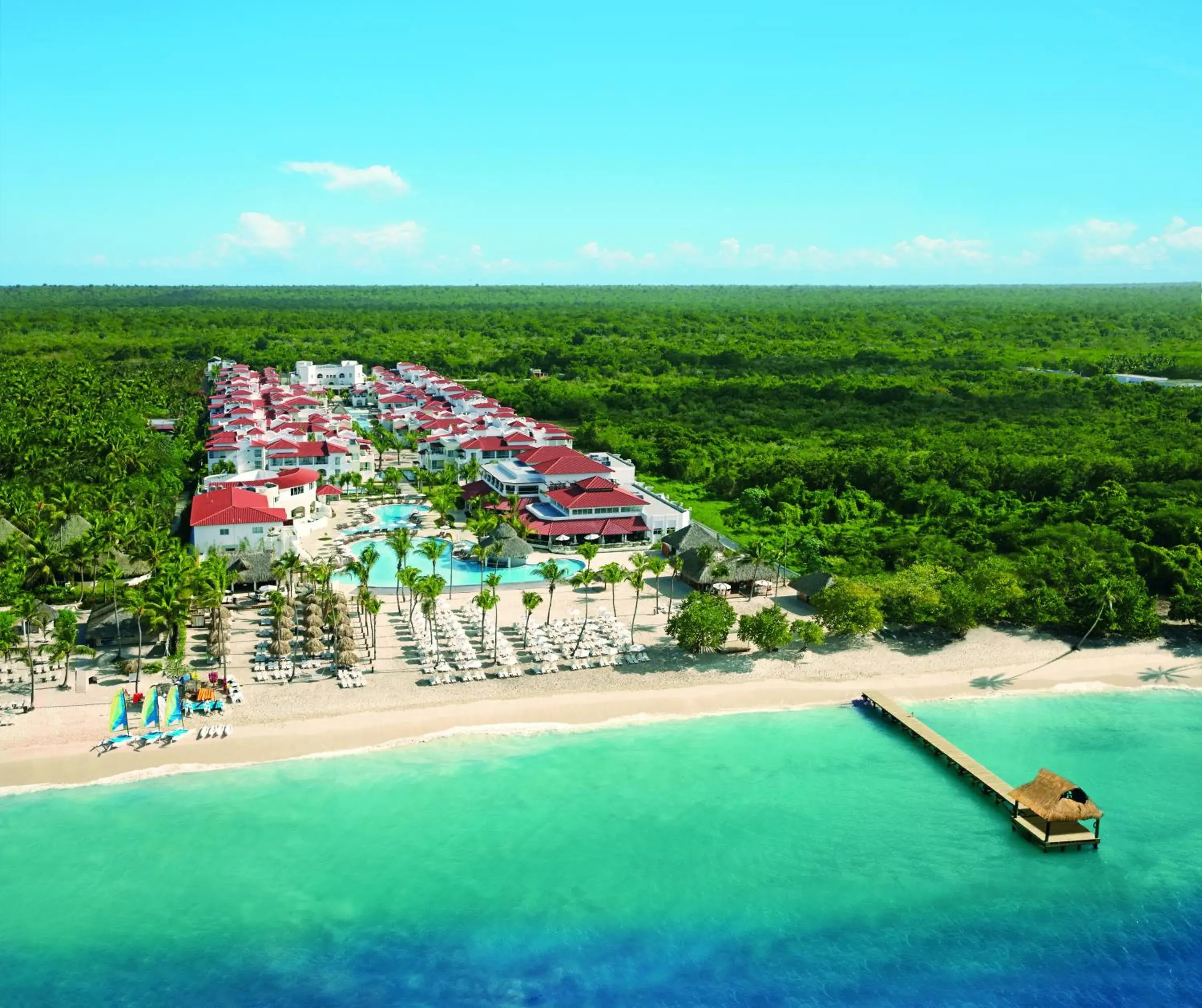 Bird's eye view in Dreams Dominicus La Romana Resort & Spa Bird's eye view in Dreams Dominicus La Romana Resort & Spa