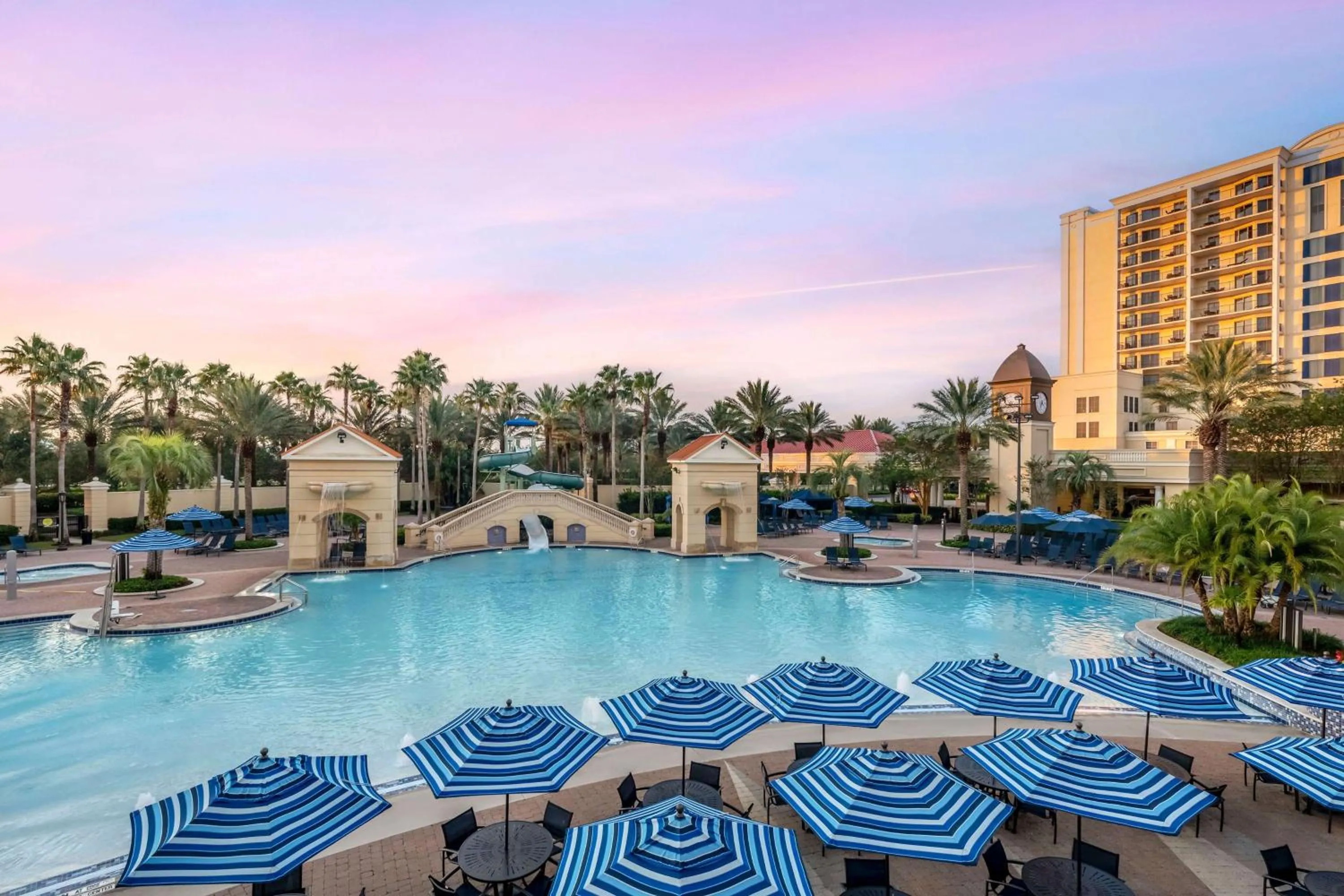 Pool view in Hilton Grand Vacations Club Parc Soleil Orlando
