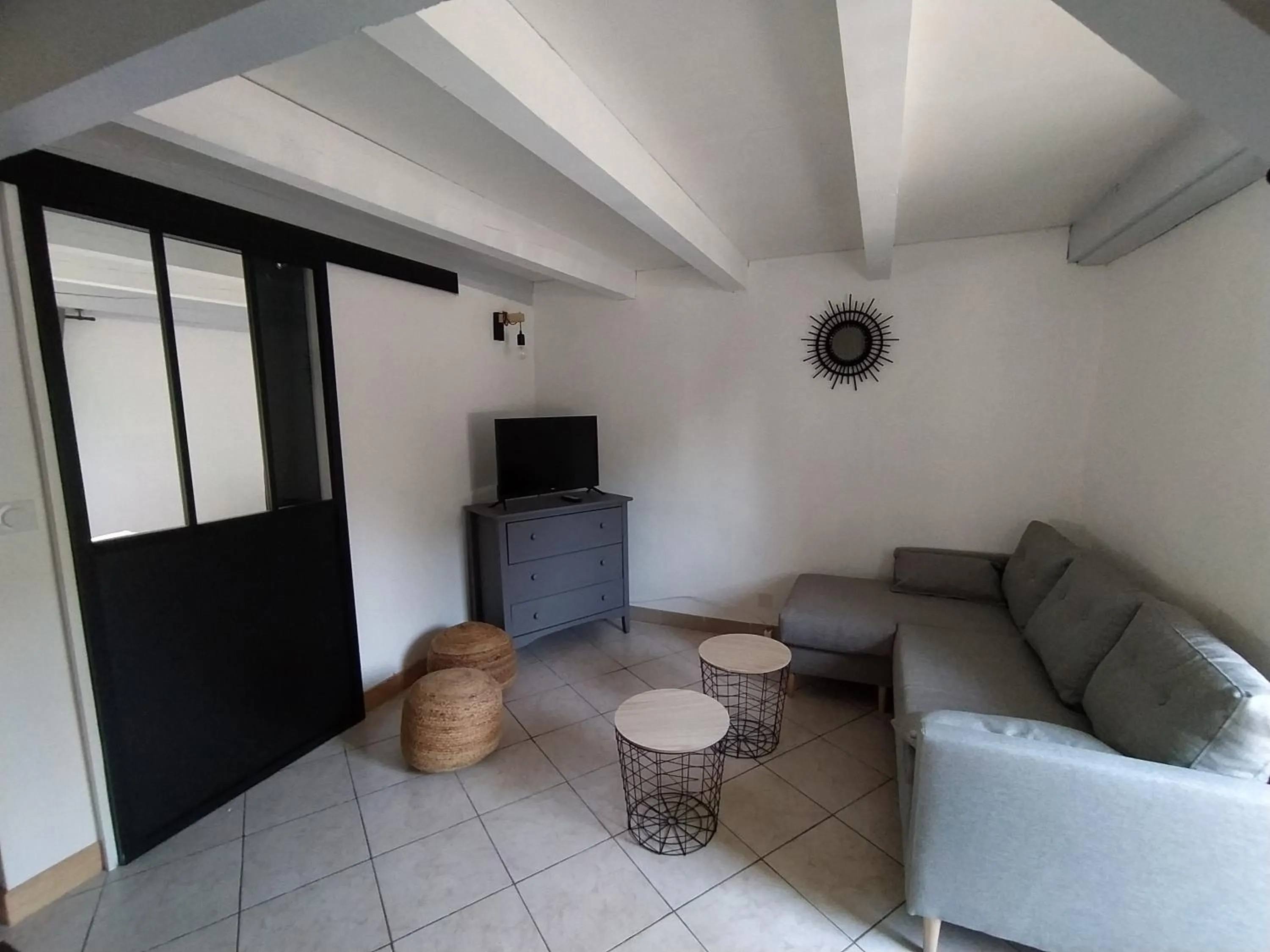 Living room in La Maison du Chassezac