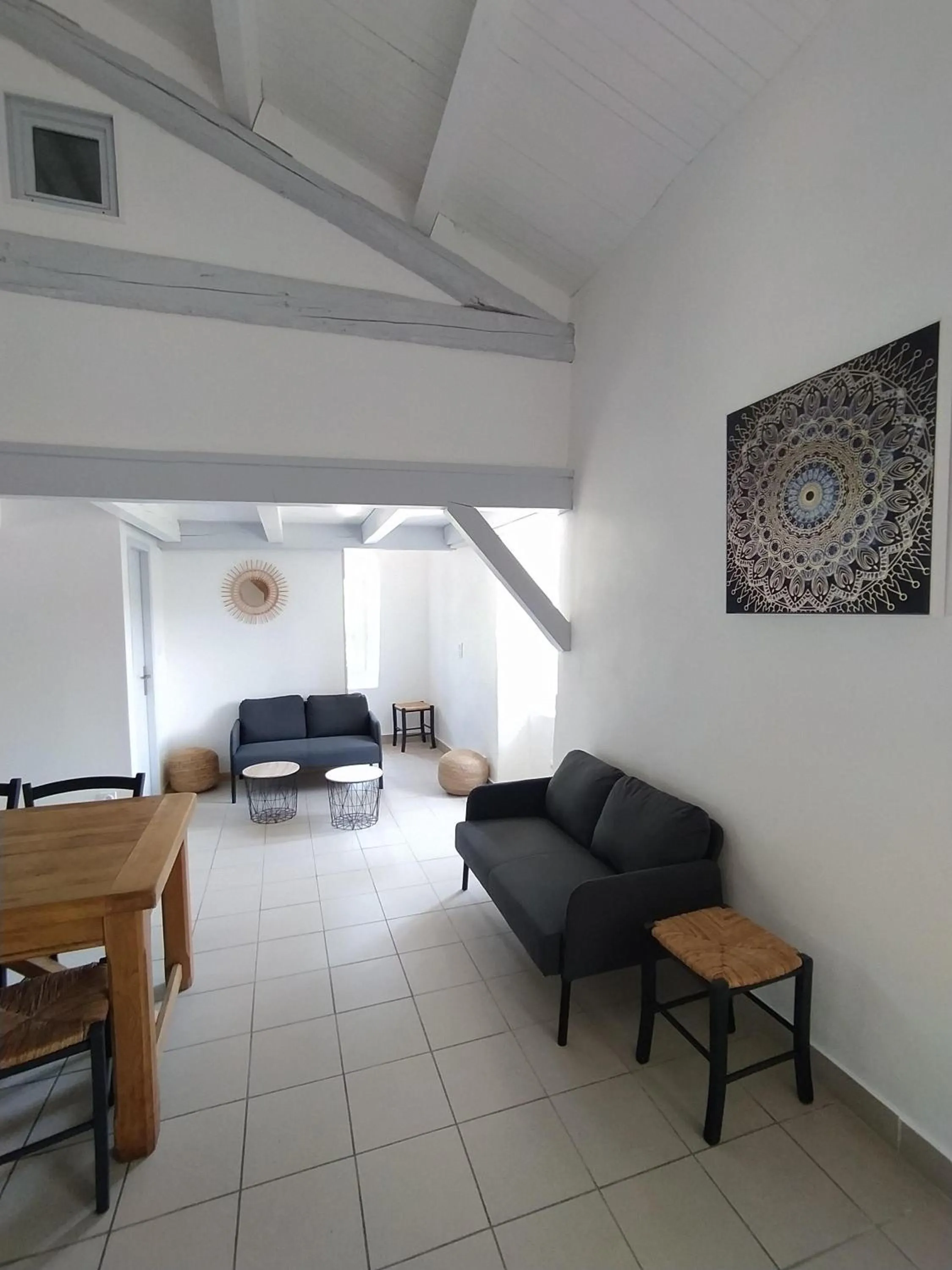 Living room in La Maison du Chassezac