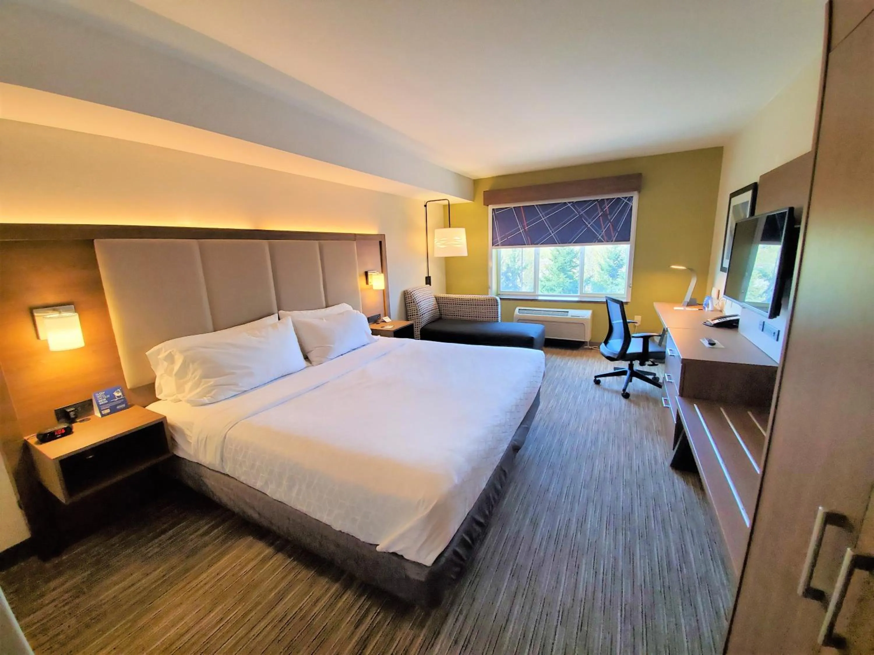 Photo of the whole room, Bed in Holiday Inn Express Hotel & Suites Seattle North - Lynnwood by IHG