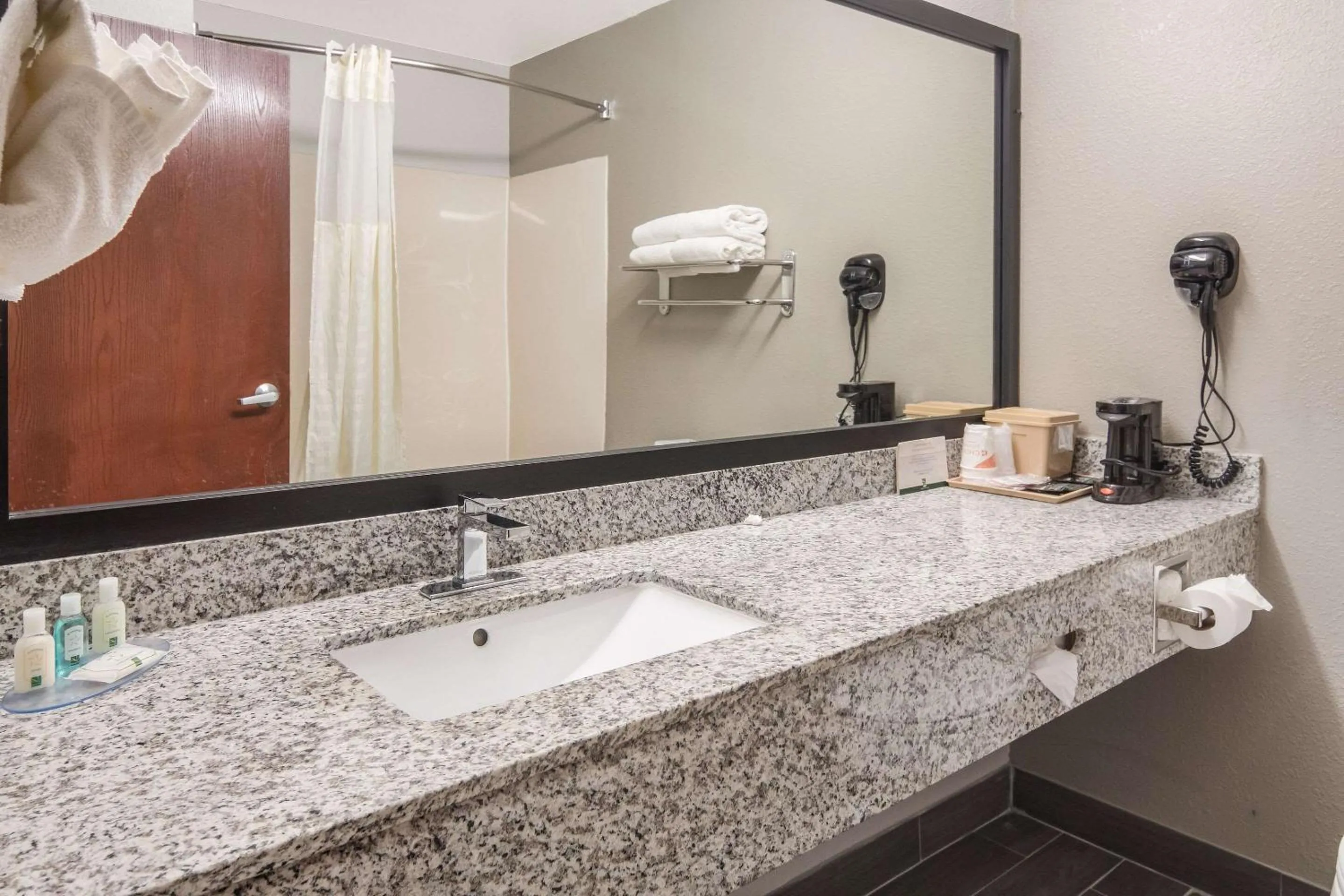 Bathroom in Quality Inn & Suites Fort Worth - Fossil Creek