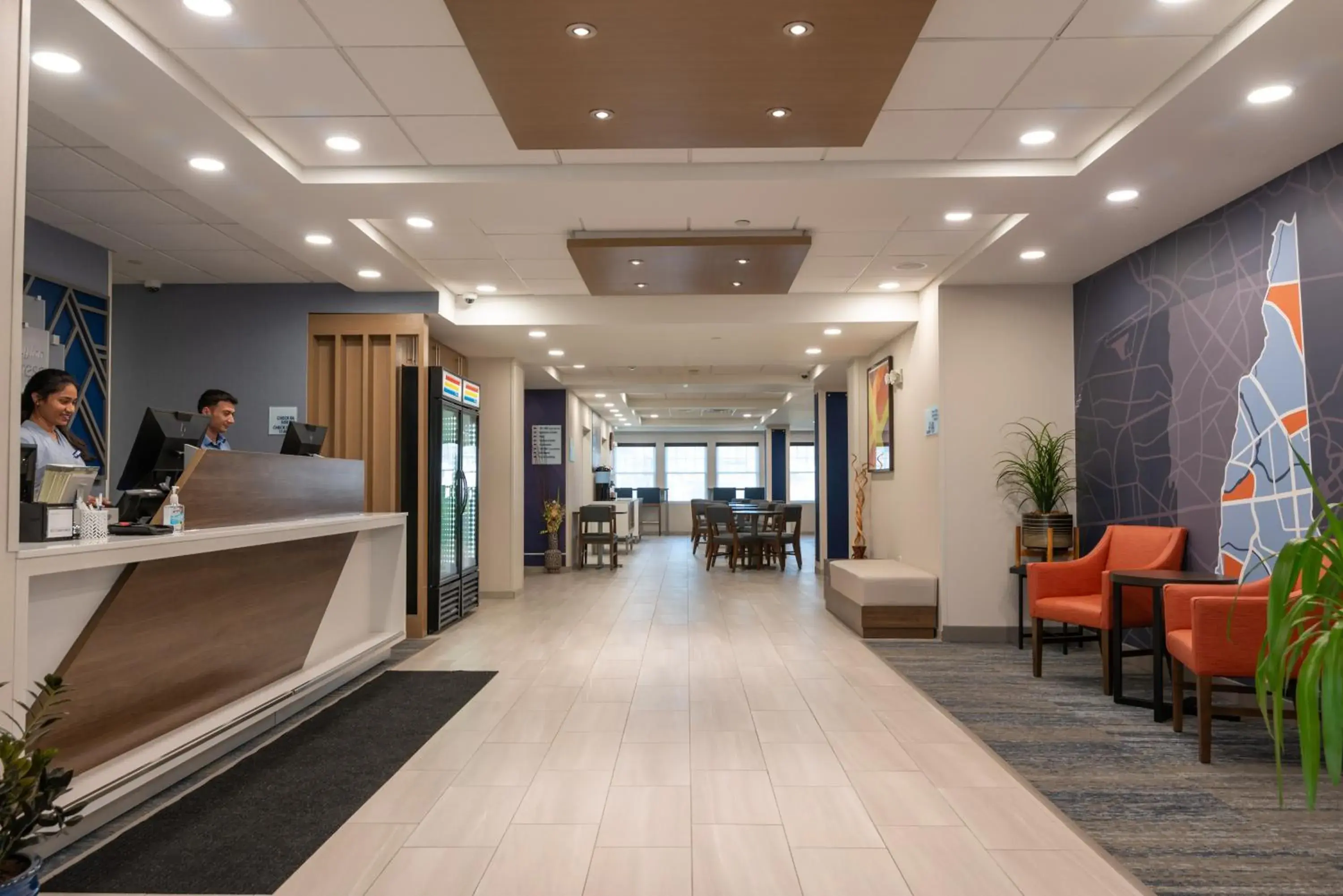 Lobby or reception in Holiday Inn Express Hotel & Suites Hampton South-Seabrook by IHG Lobby or reception in Holiday Inn Express Hotel & Suites Hampton South-Seabrook by IHG