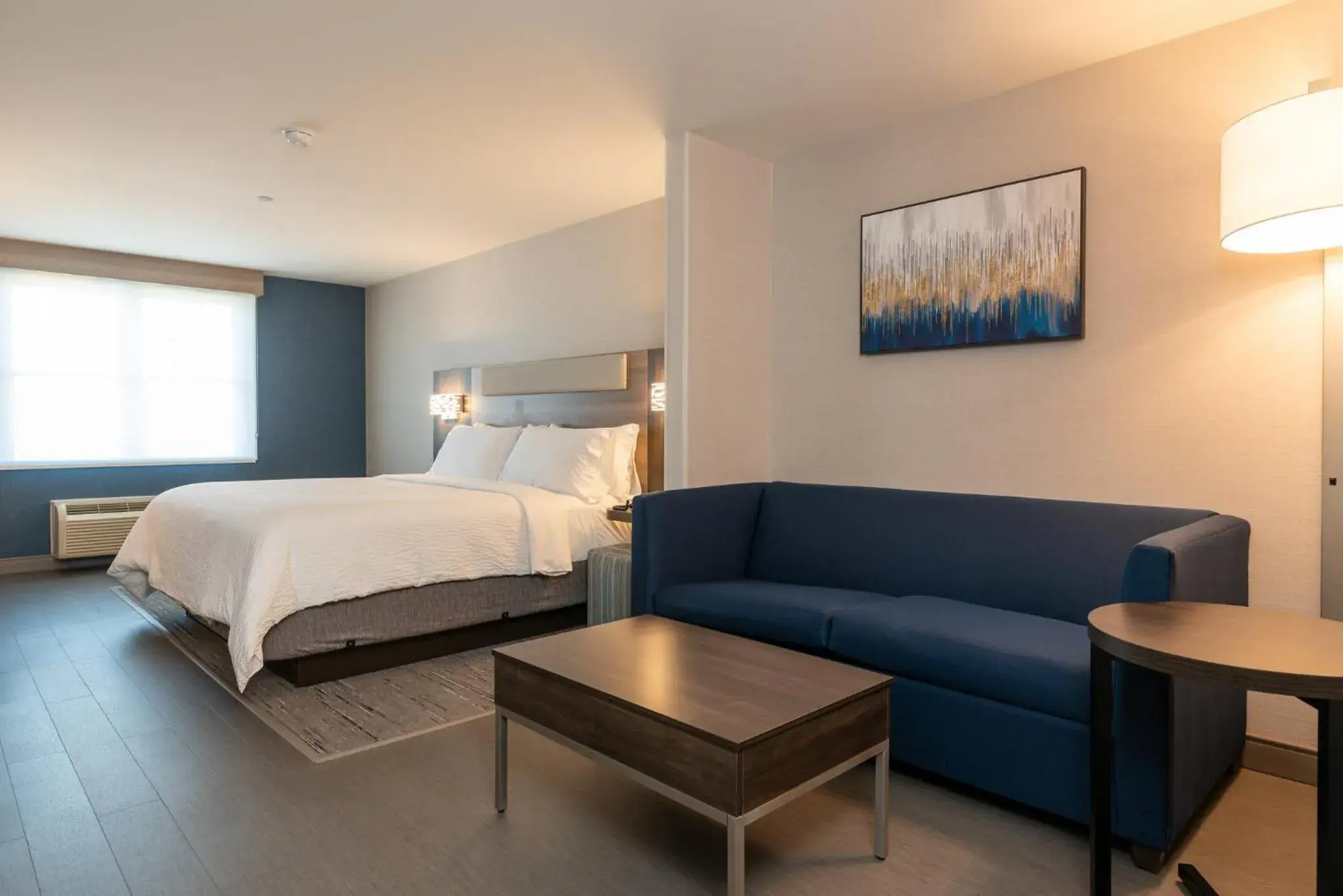 King Suite with Roll-In Shower - Disability Access/Non-Smoking in Holiday Inn Express Hotel & Suites Hampton South-Seabrook by IHG King Suite with Roll-In Shower - Disability Access/Non-Smoking in Holiday Inn Express Hotel & Suites Hampton South-Seabrook by IHG