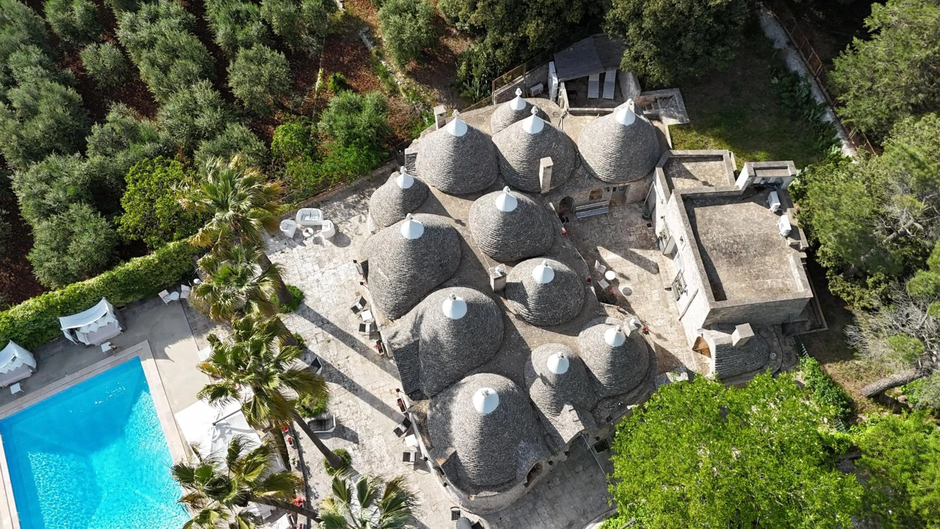 Natural landscape in Villa Pesce