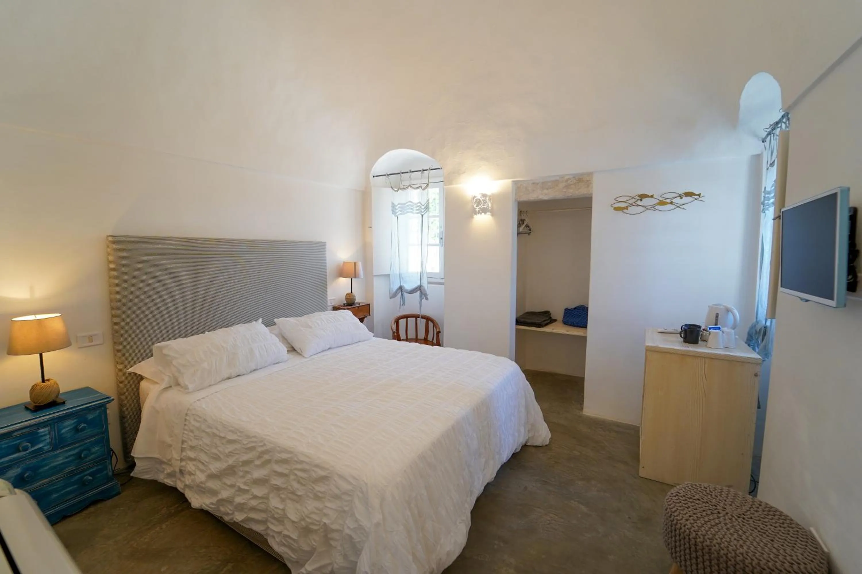 Bedroom in Villa Pesce