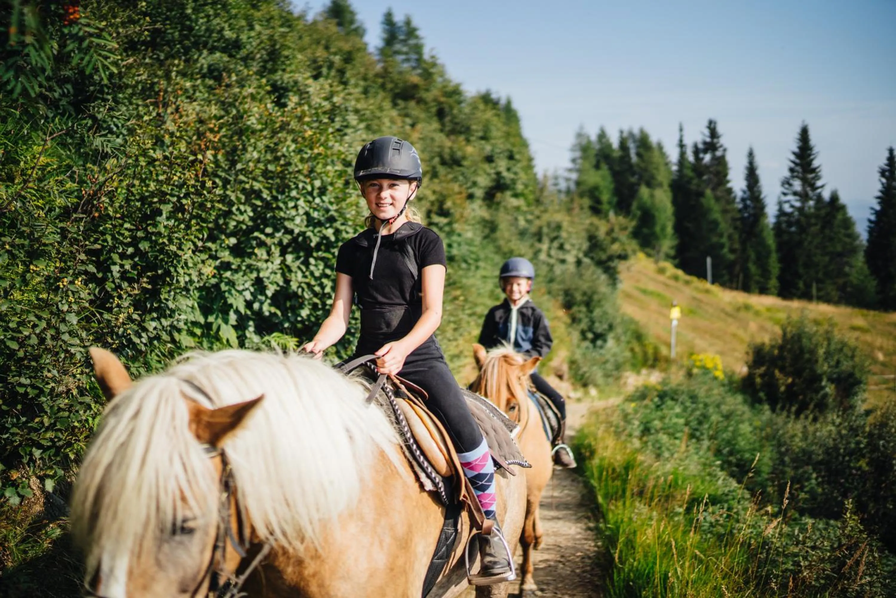 Horse-riding in Mountain Resort Feuerberg