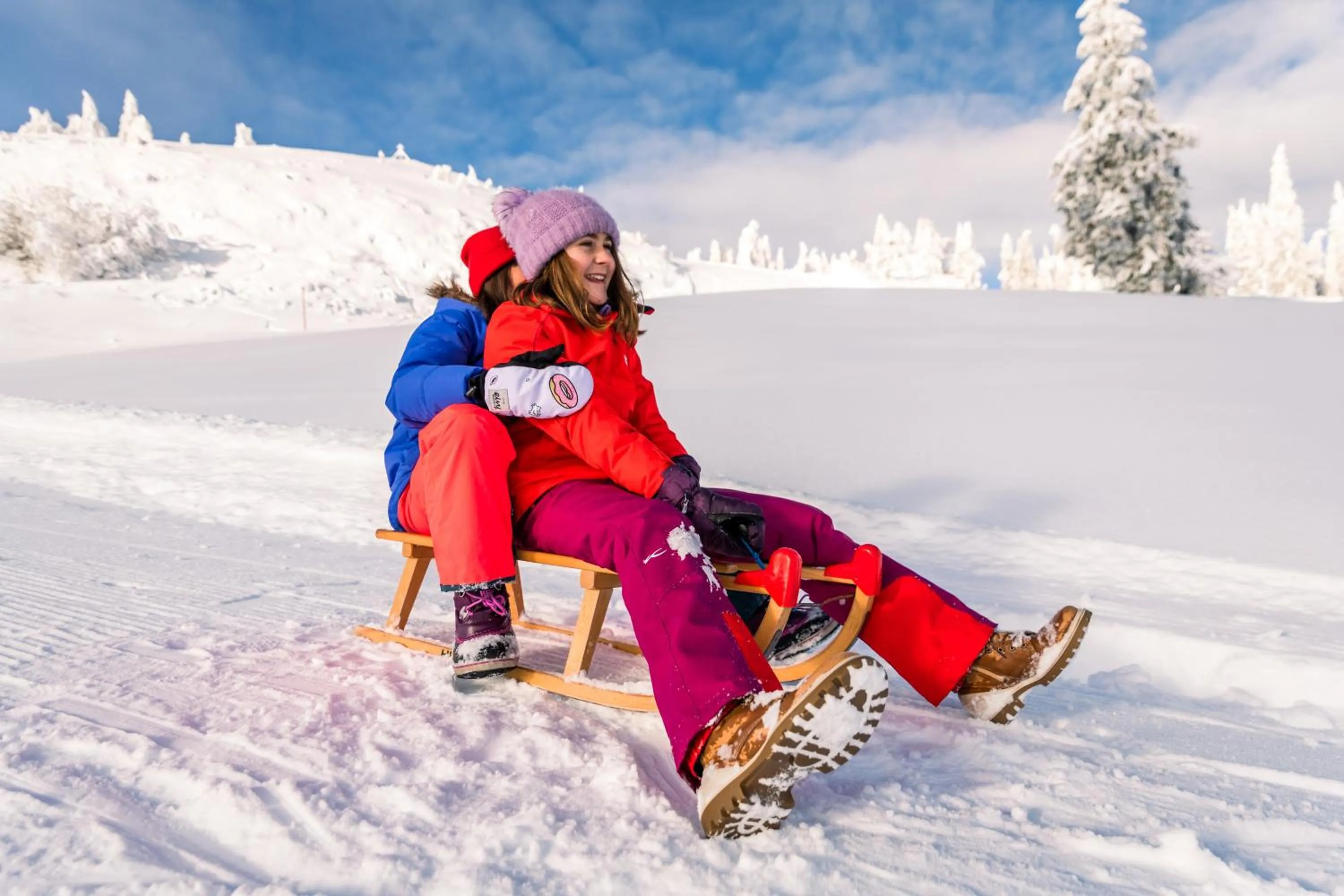 Winter in Mountain Resort Feuerberg