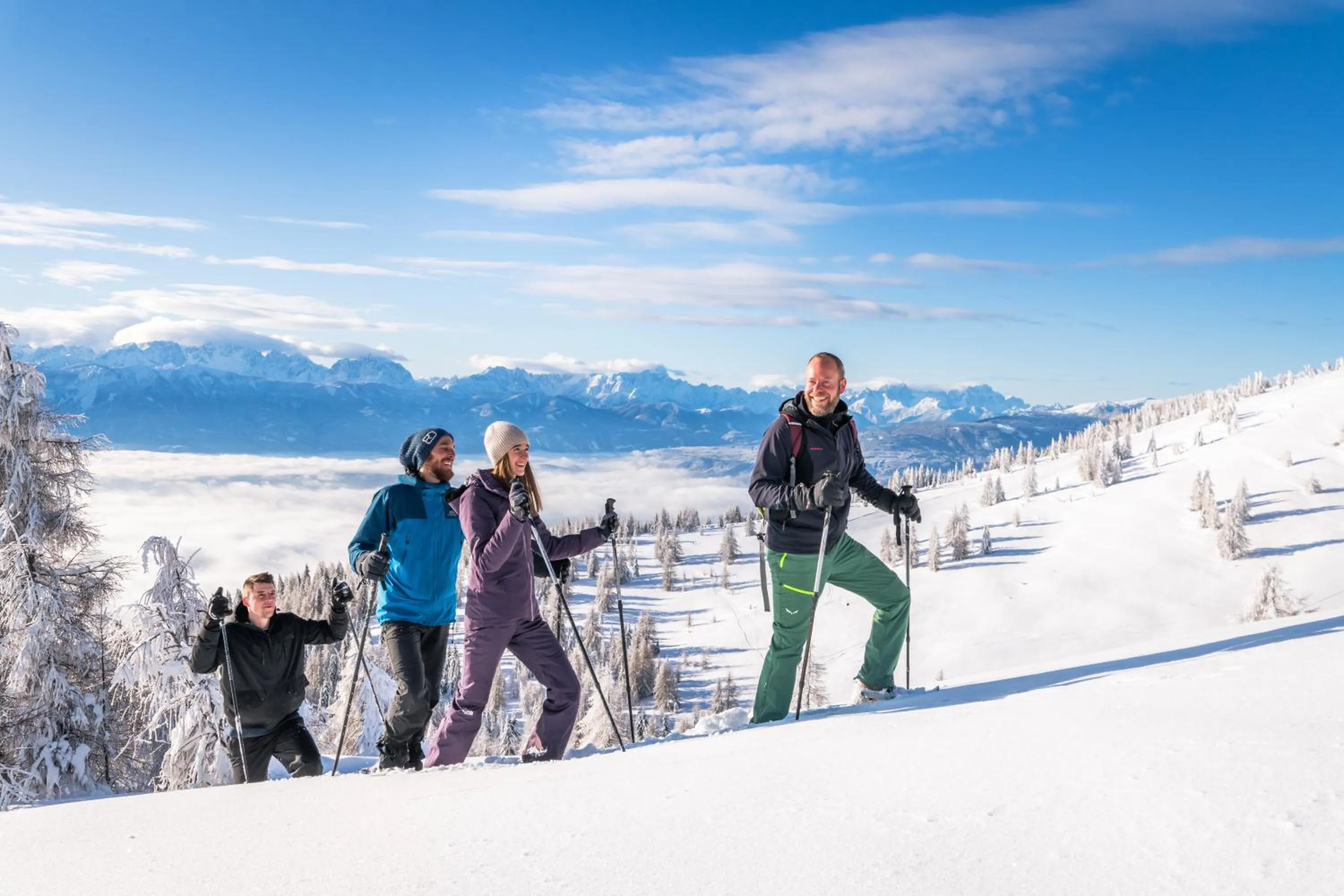 Hiking in Mountain Resort Feuerberg