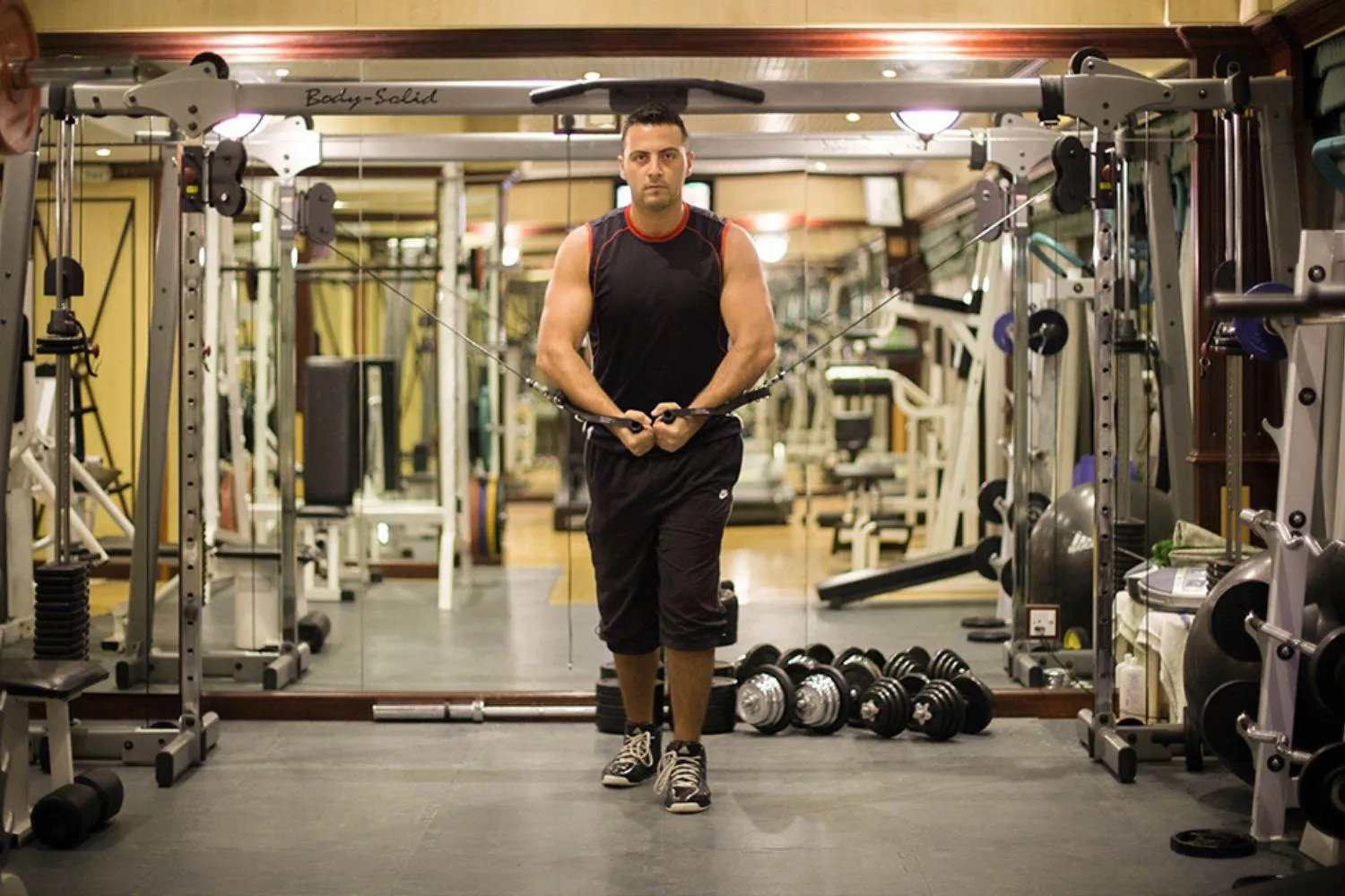 Fitness centre/facilities in Capitol Hotel Jumeirah Dubai