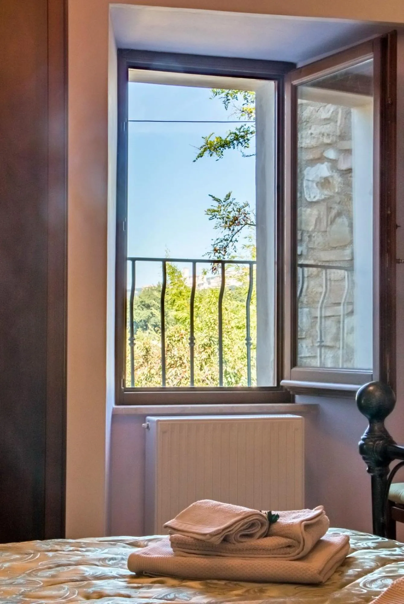 Garden view in B&B TorreMatta
