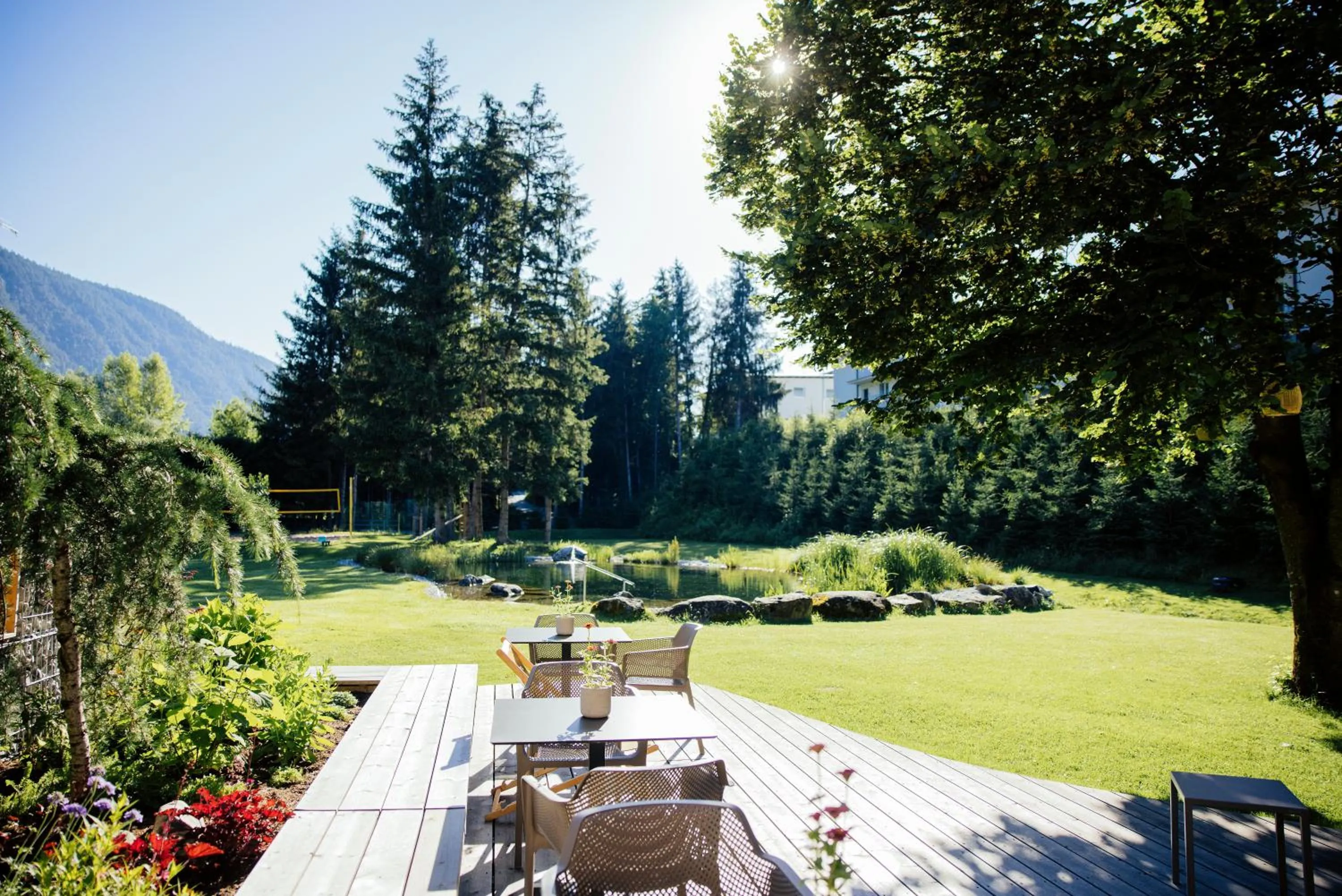 Swimming pool in Hotel Gasthof Hirschentenne