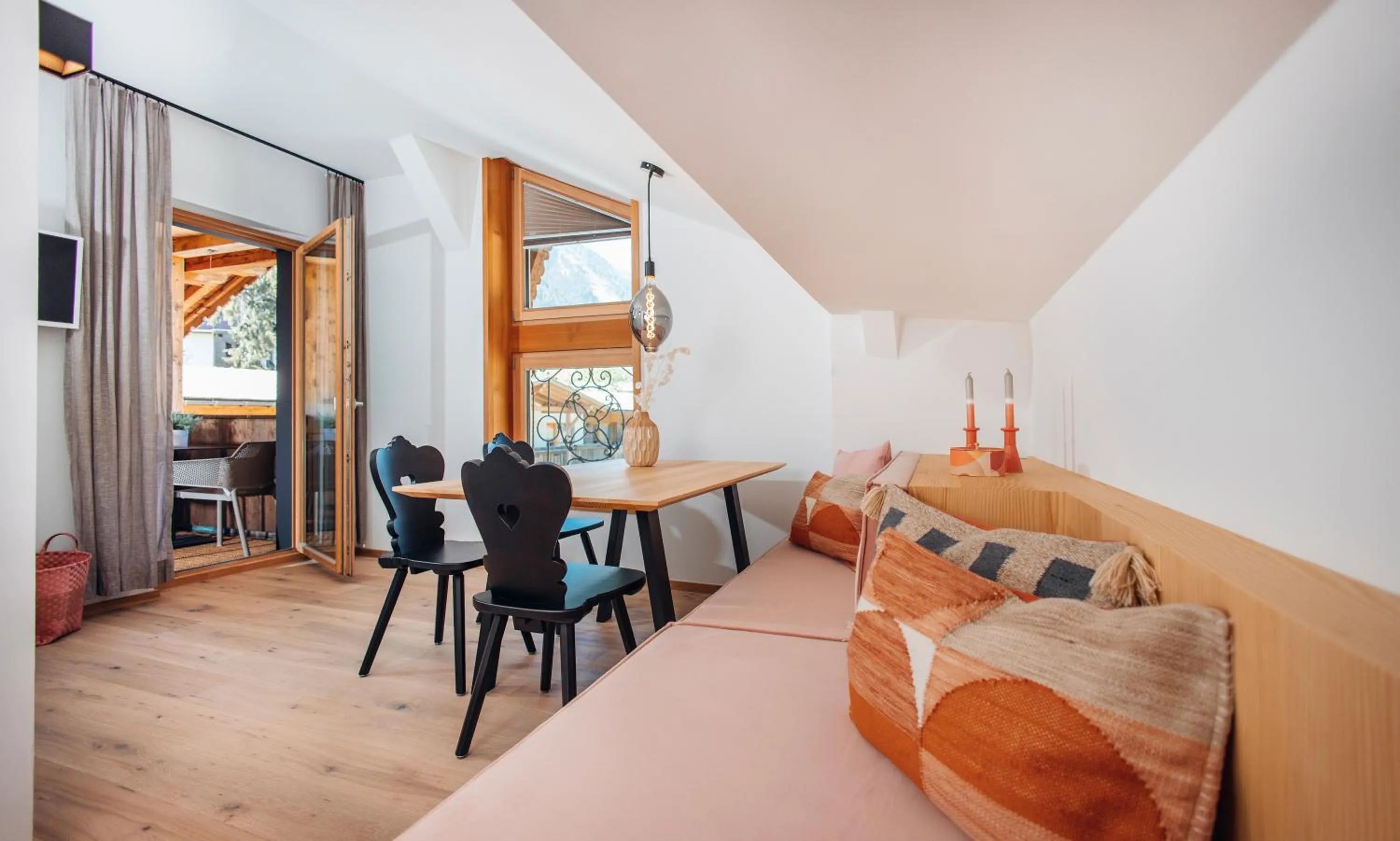 Seating area in Hotel Gasthof Hirschentenne