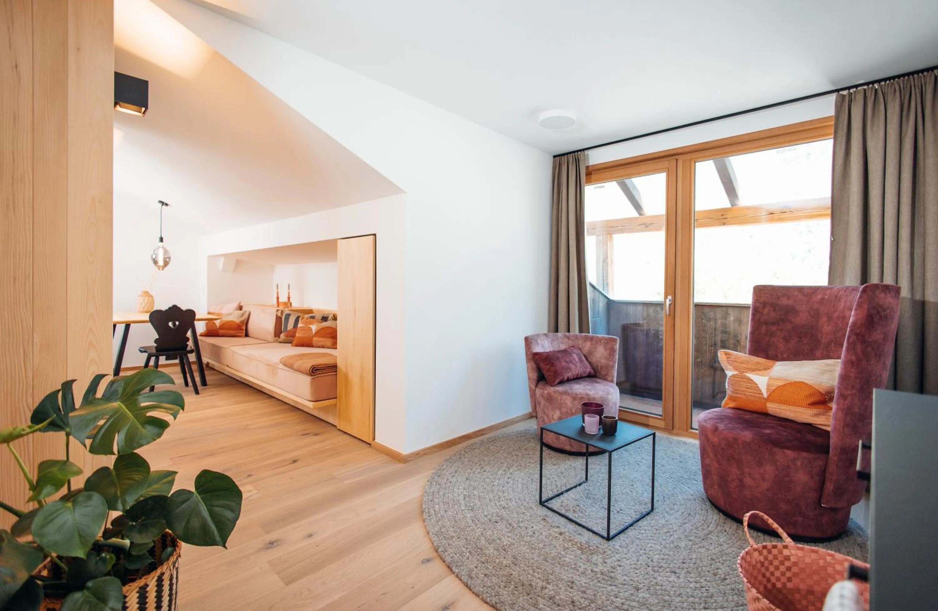 Seating area in Hotel Gasthof Hirschentenne
