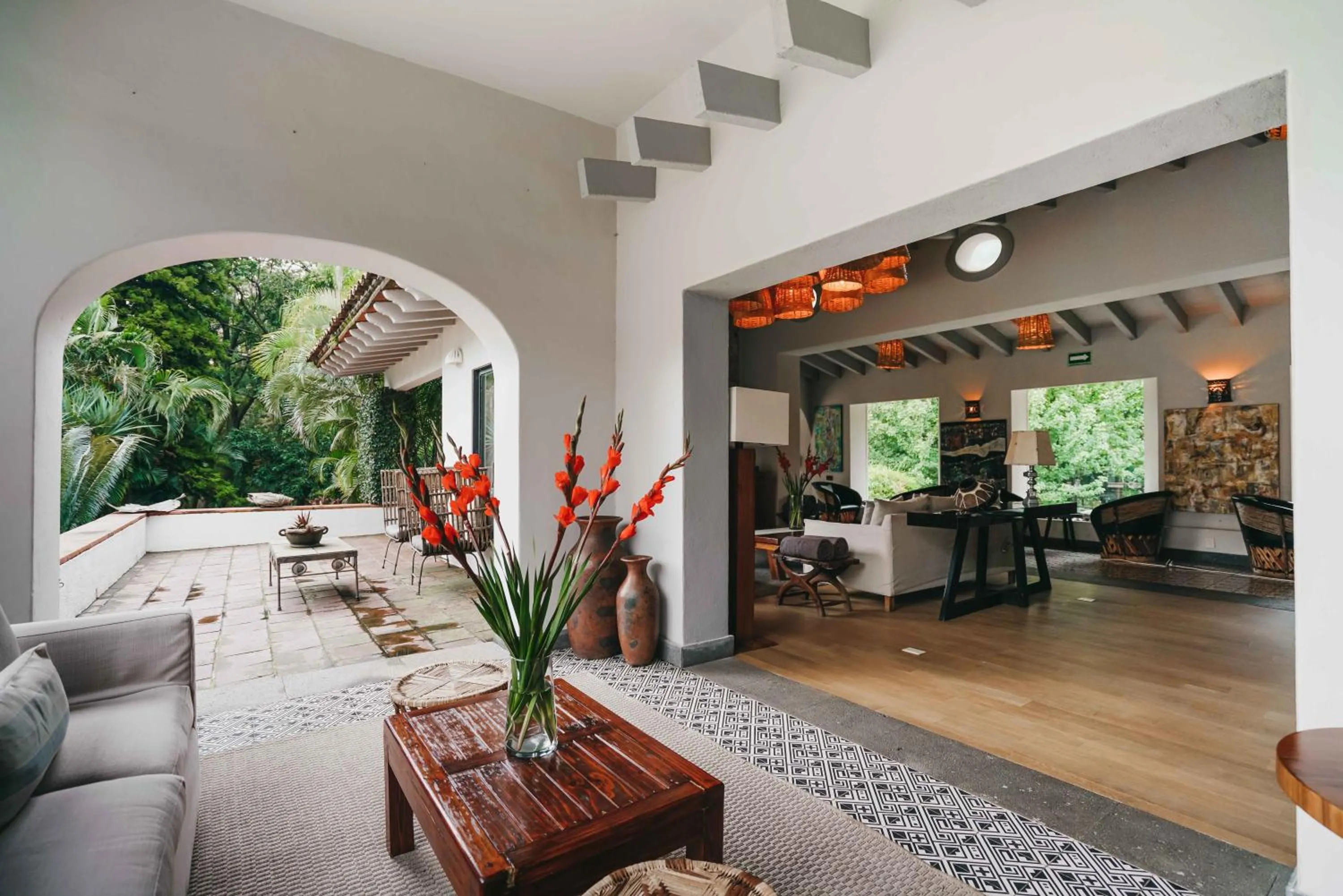 Seating area in Amomoxtli