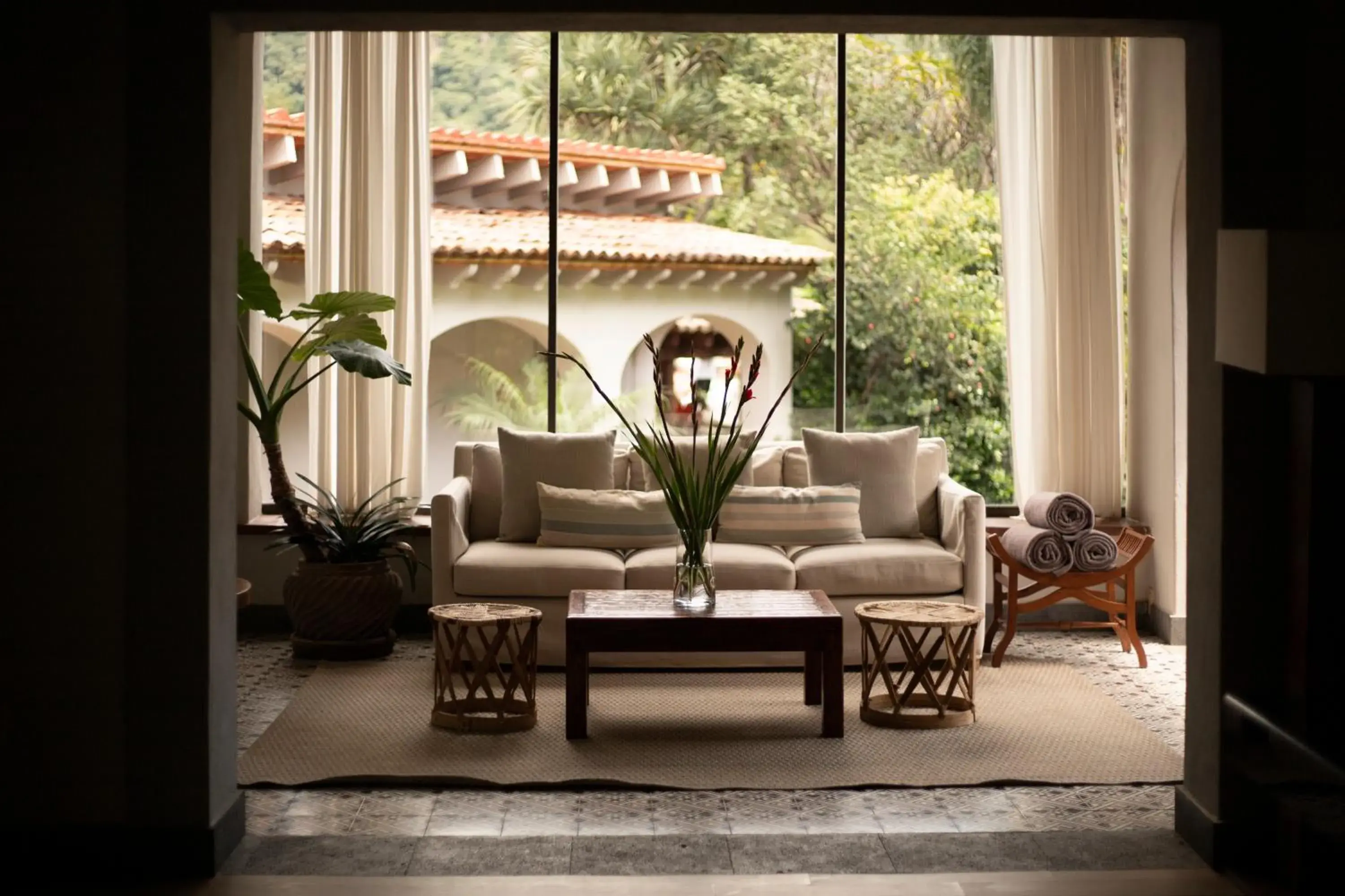 Garden view in Amomoxtli Garden view in Amomoxtli