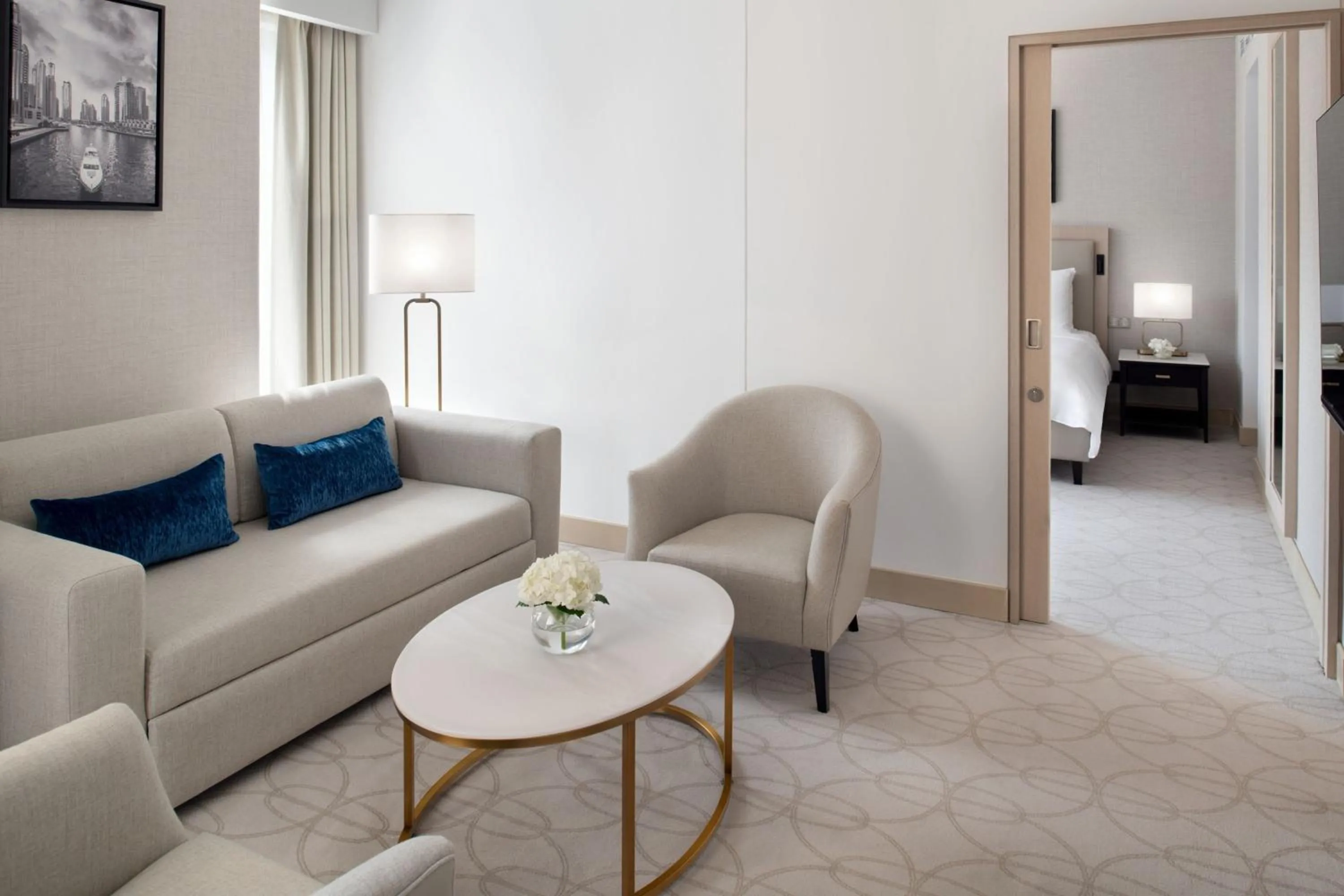 Photo of the whole room, Bed in JW Marriott Hotel Marina