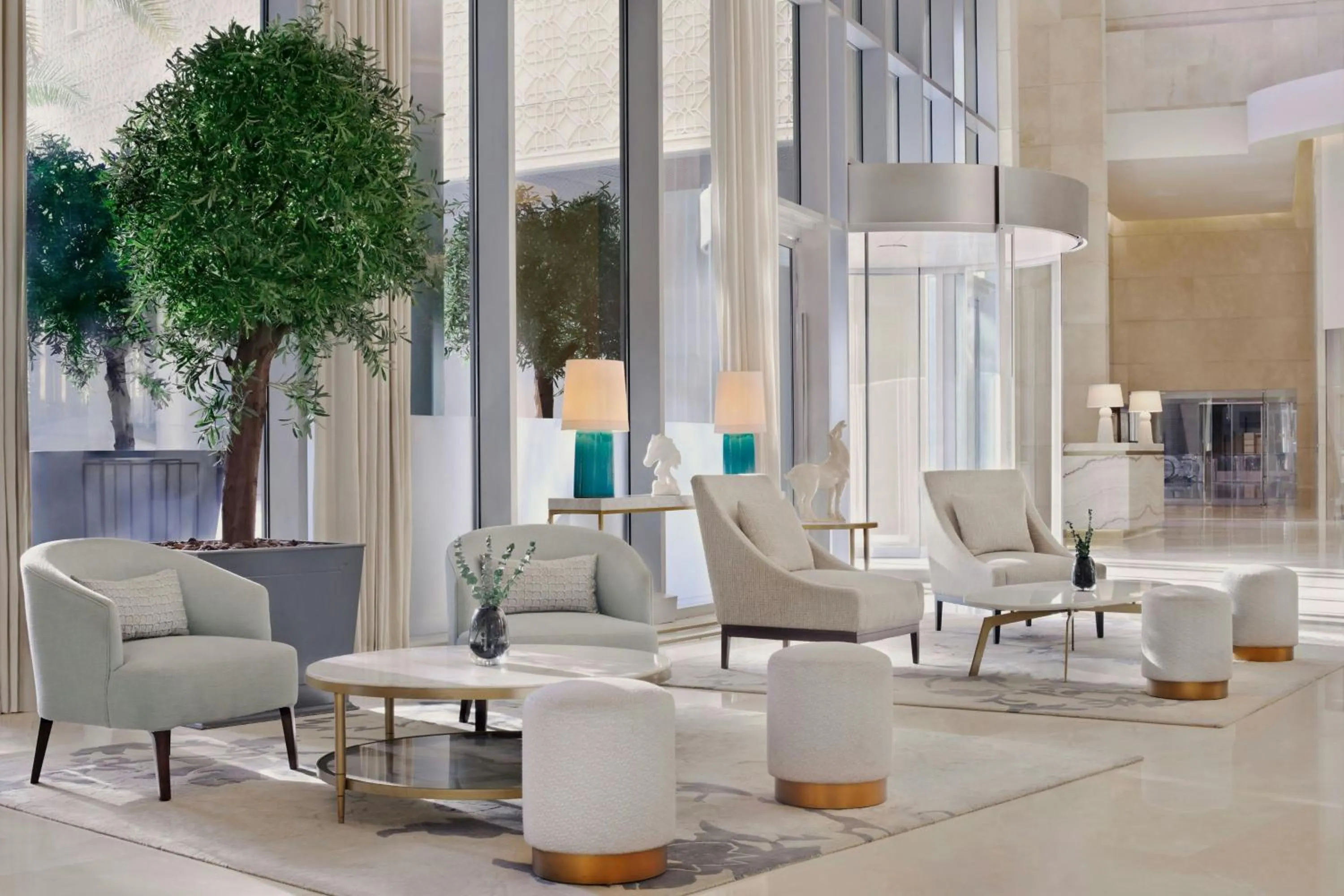 Lobby or reception in JW Marriott Hotel Marina