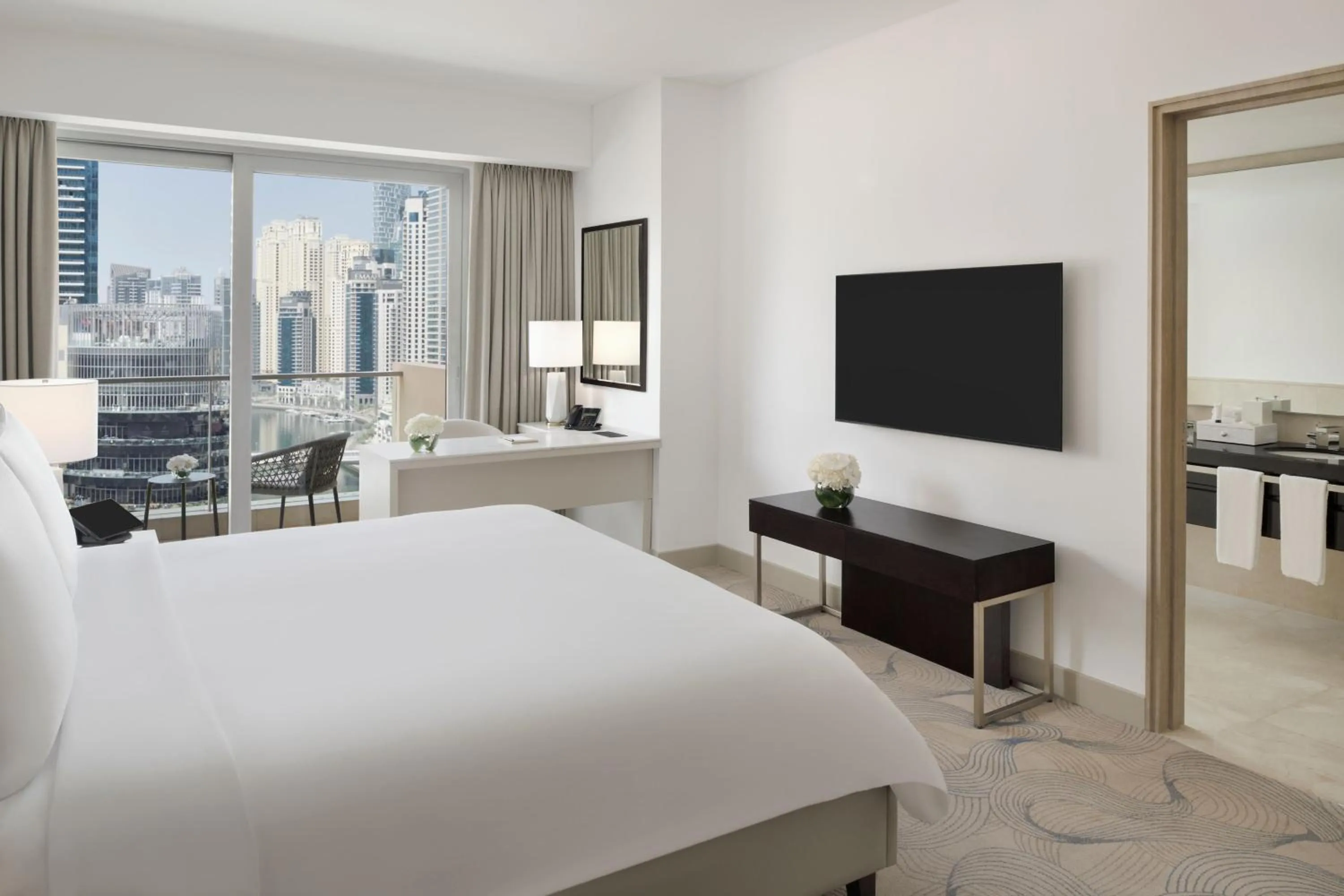 Photo of the whole room, Bed in JW Marriott Hotel Marina