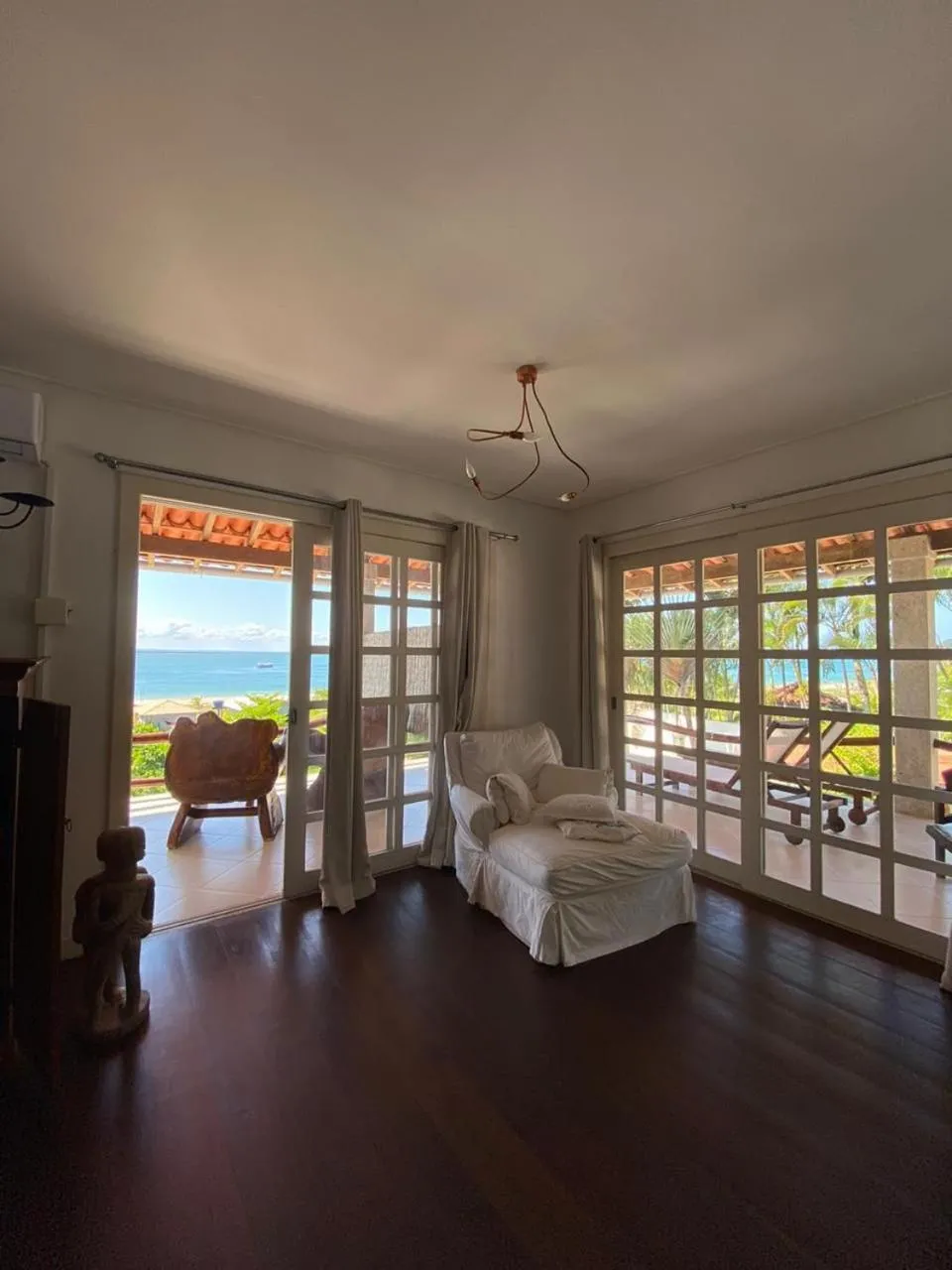 Balcony/Terrace, Bed in Pousada Chic N Choc