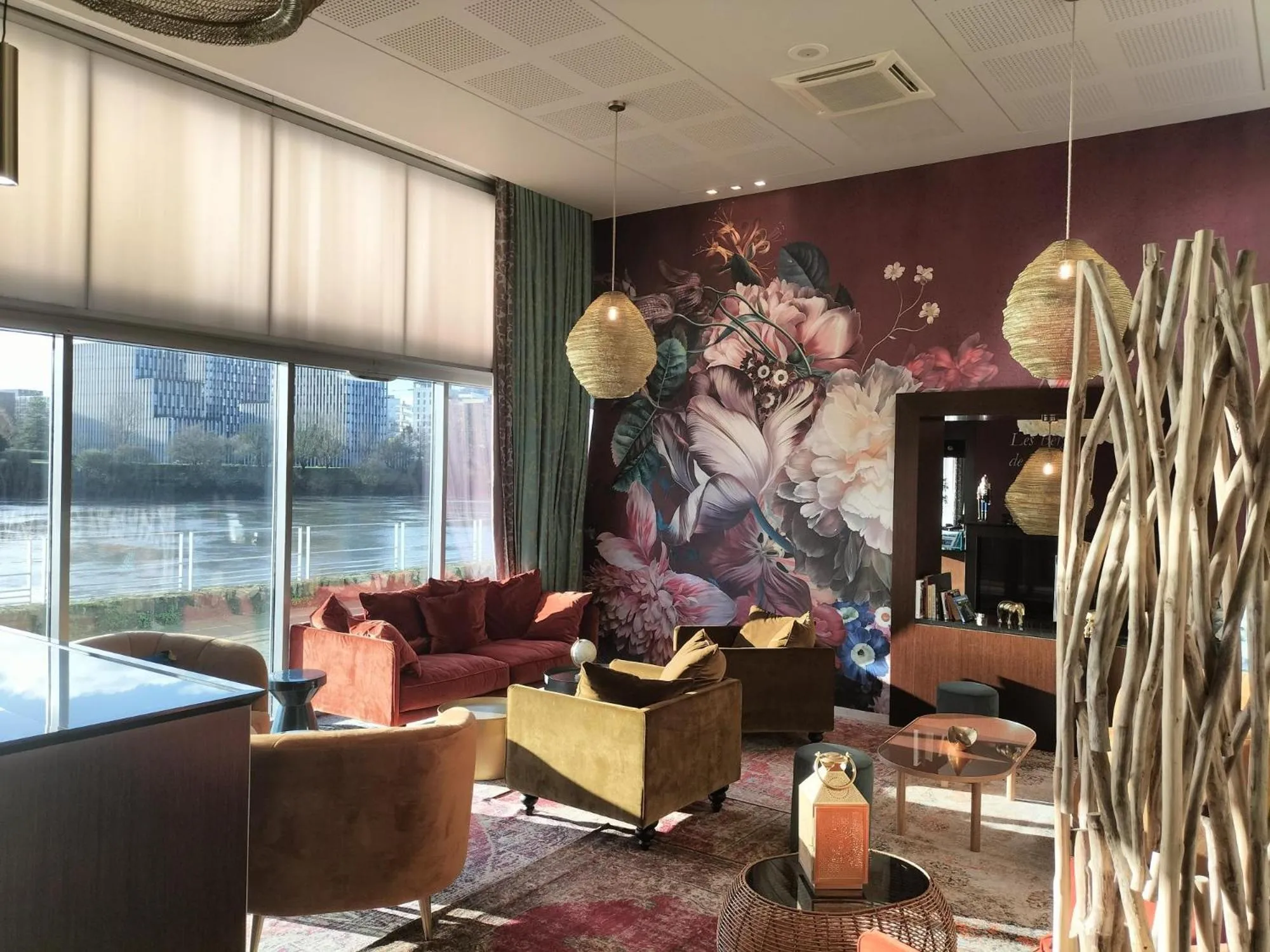 Lounge or bar in Residhome Nantes Berges De La Loire