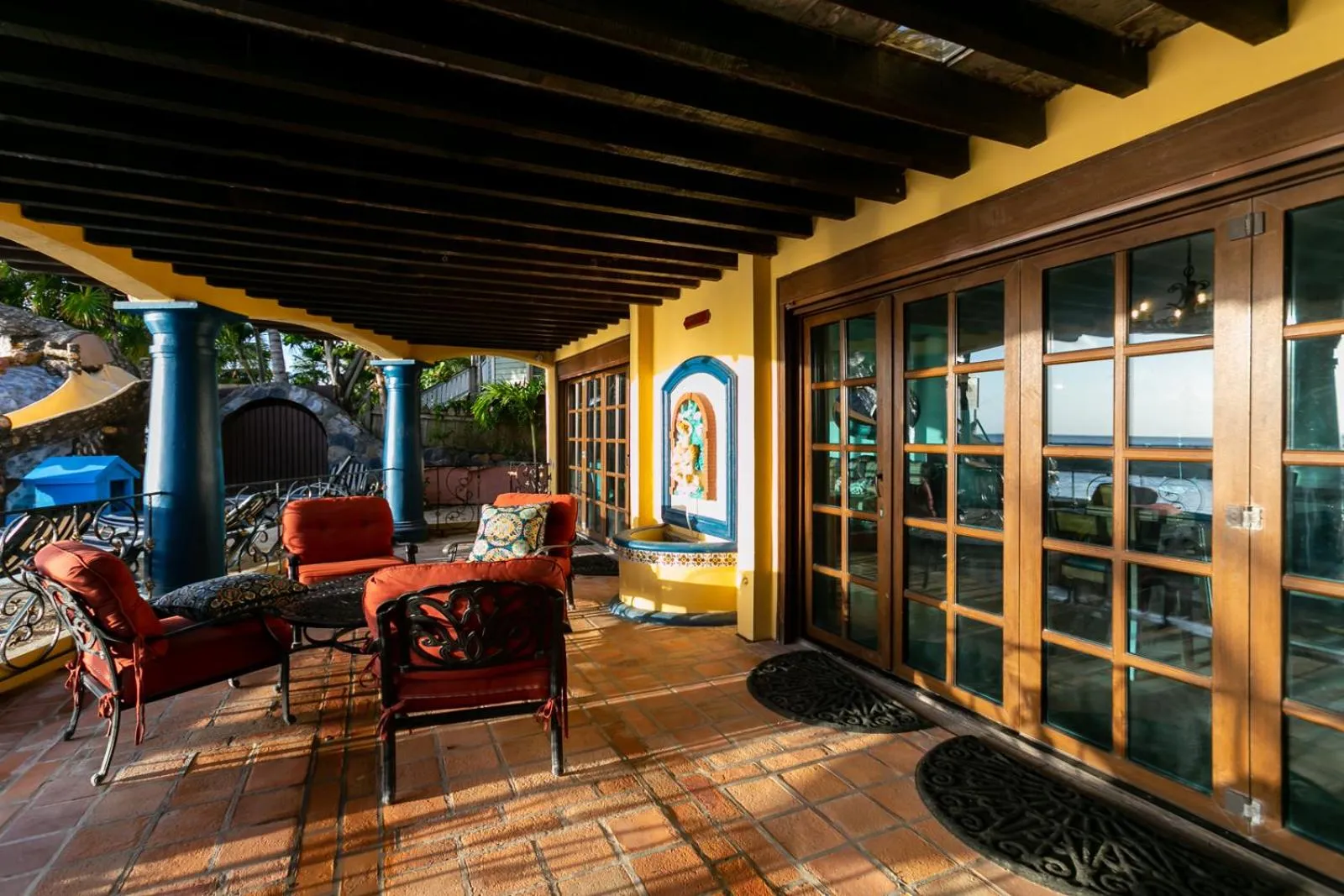 Patio in Caribe Tesoro