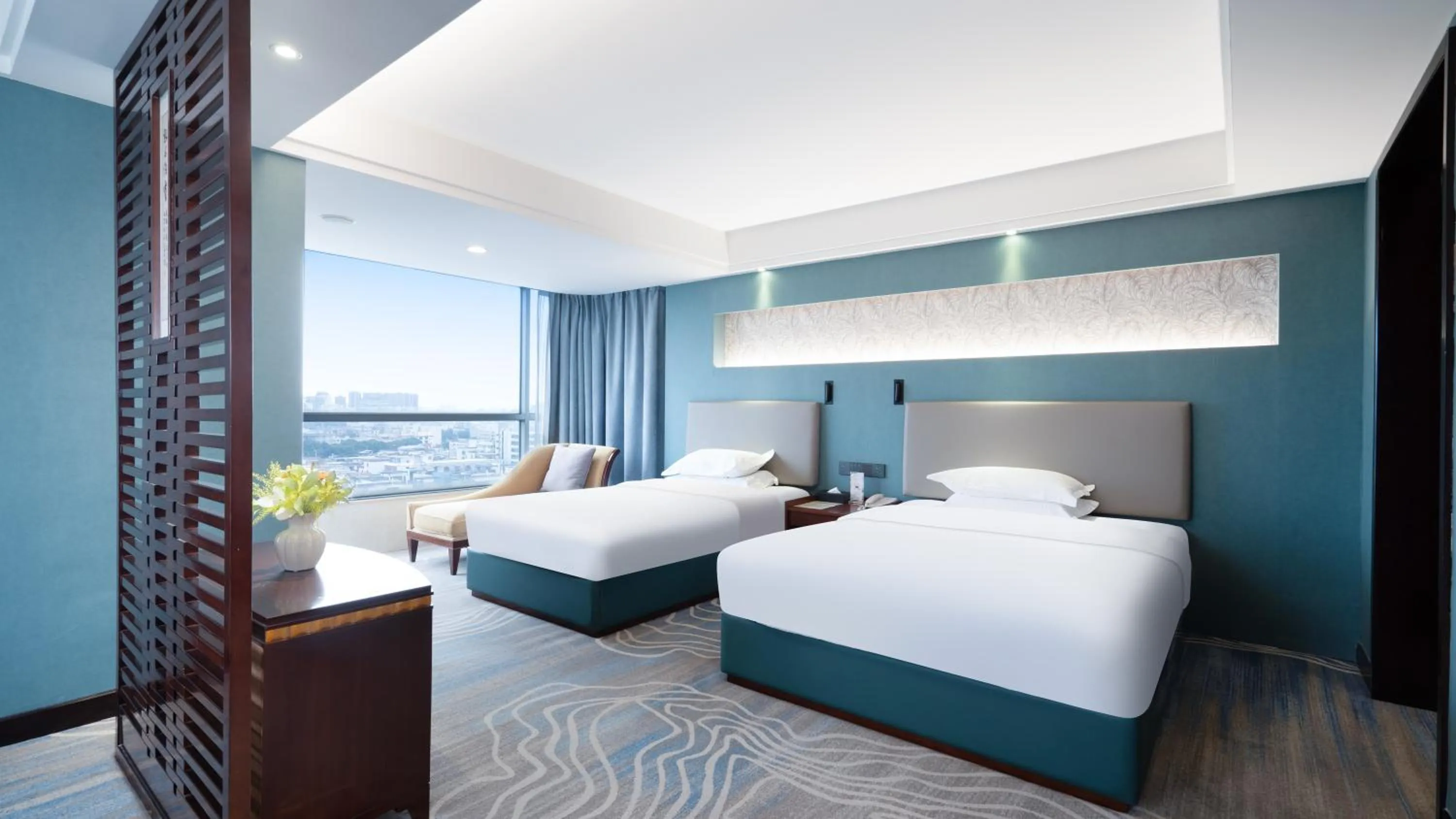 Bed in Shunde Grand View Hotel