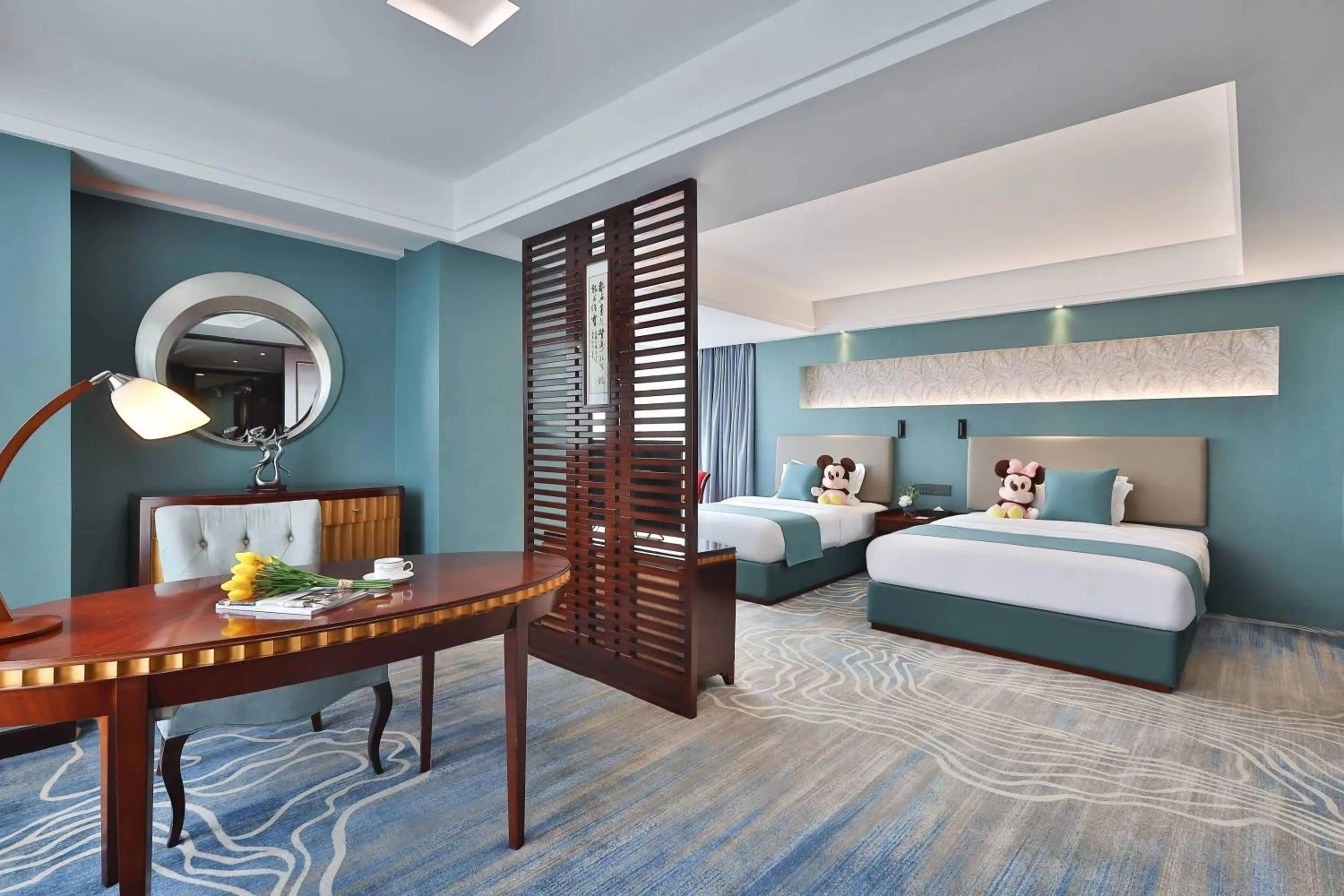 Bed in Shunde Grand View Hotel