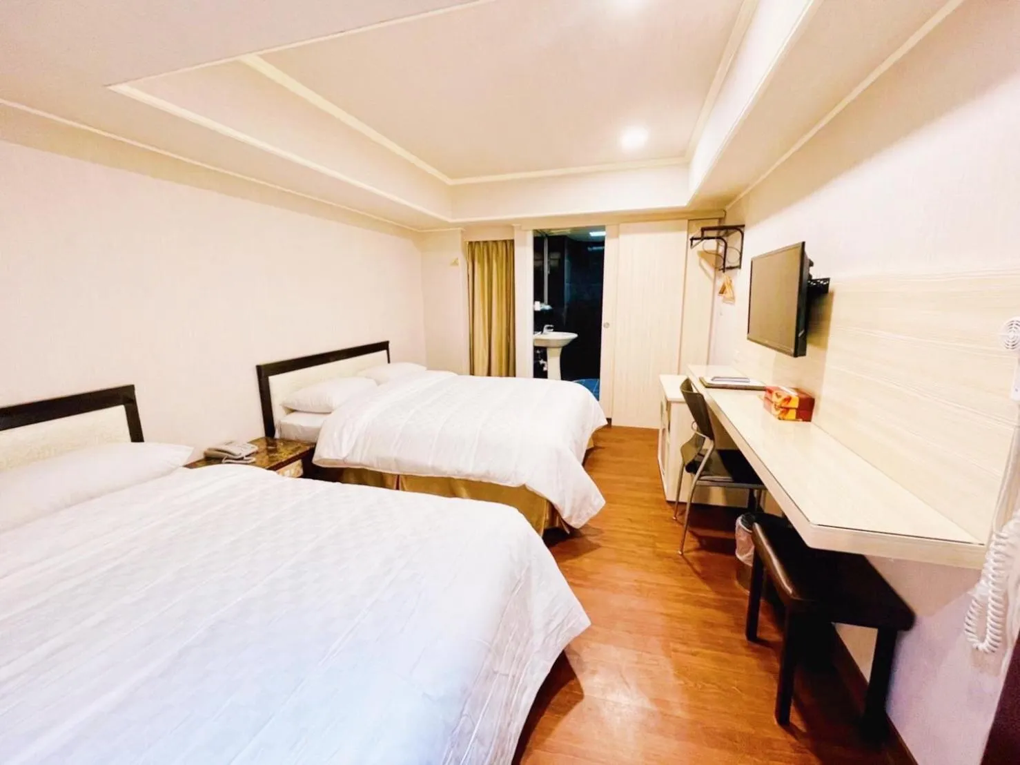 Bed in Spring Art Hotel